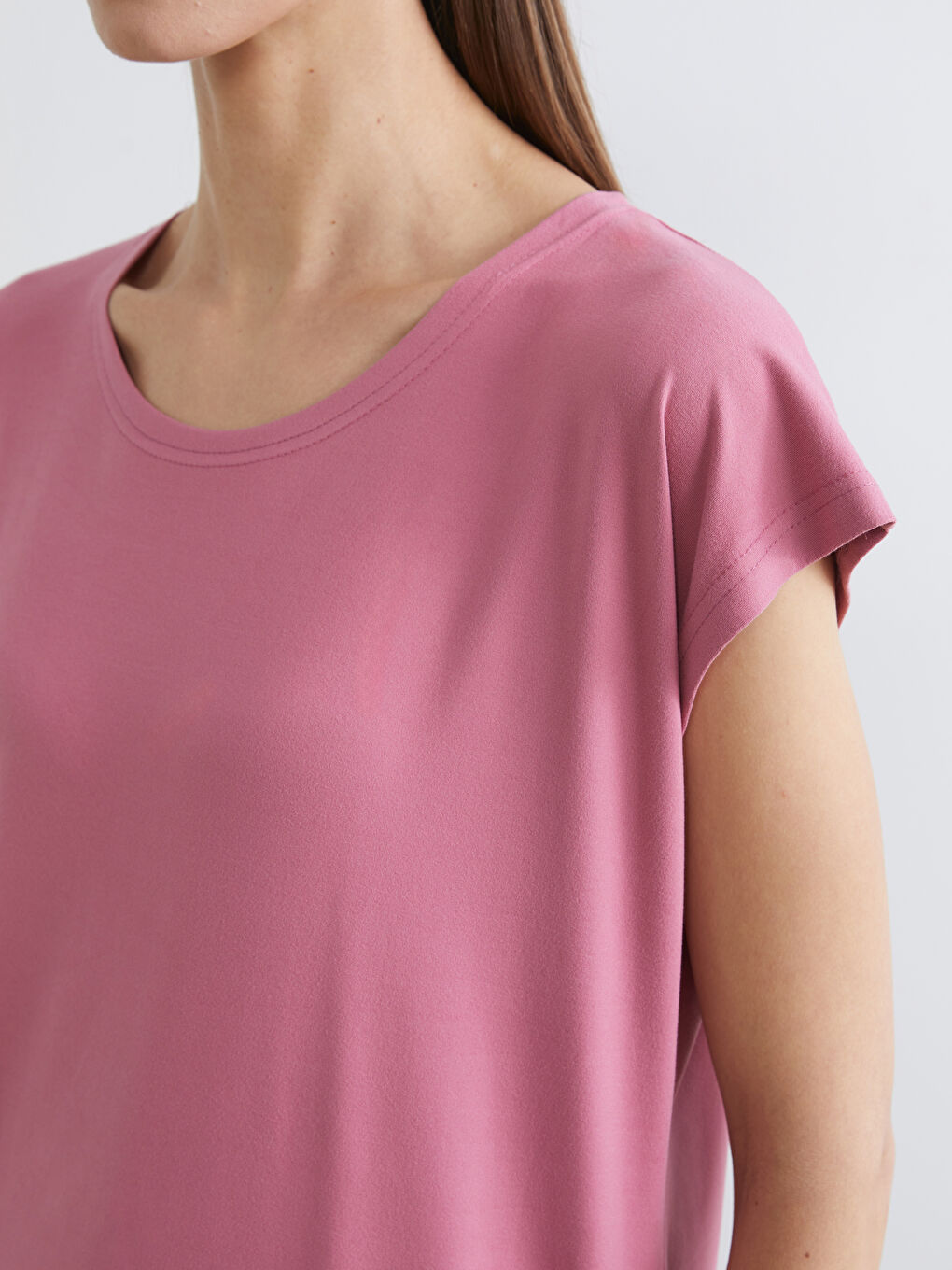 Crew Neck Women's Pyjama Top-2