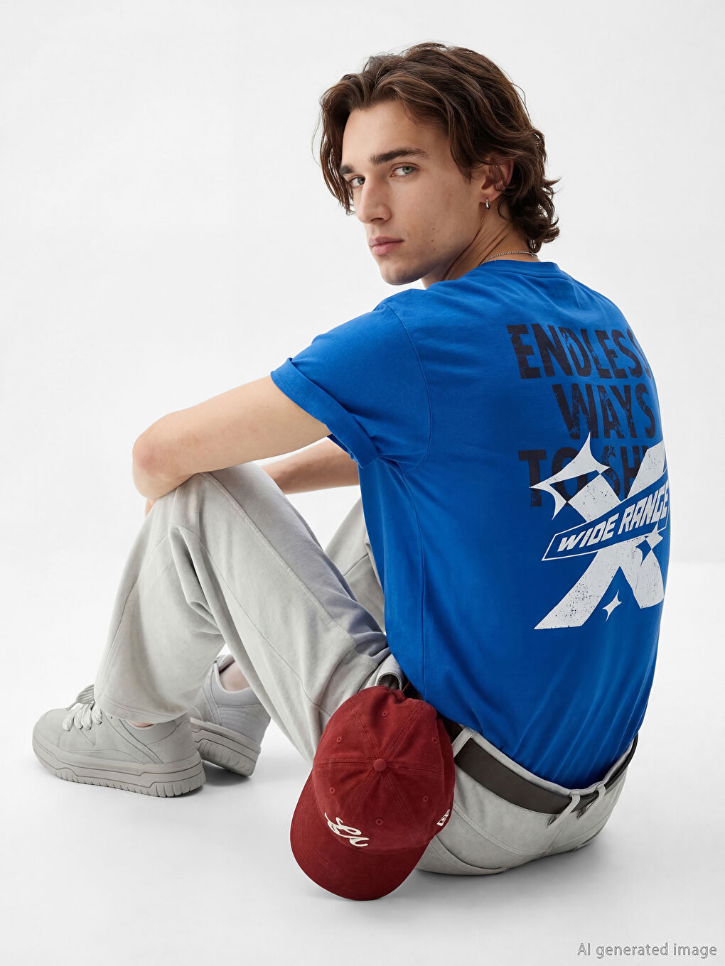 Oversize Crew Neck Men's T-Shirt