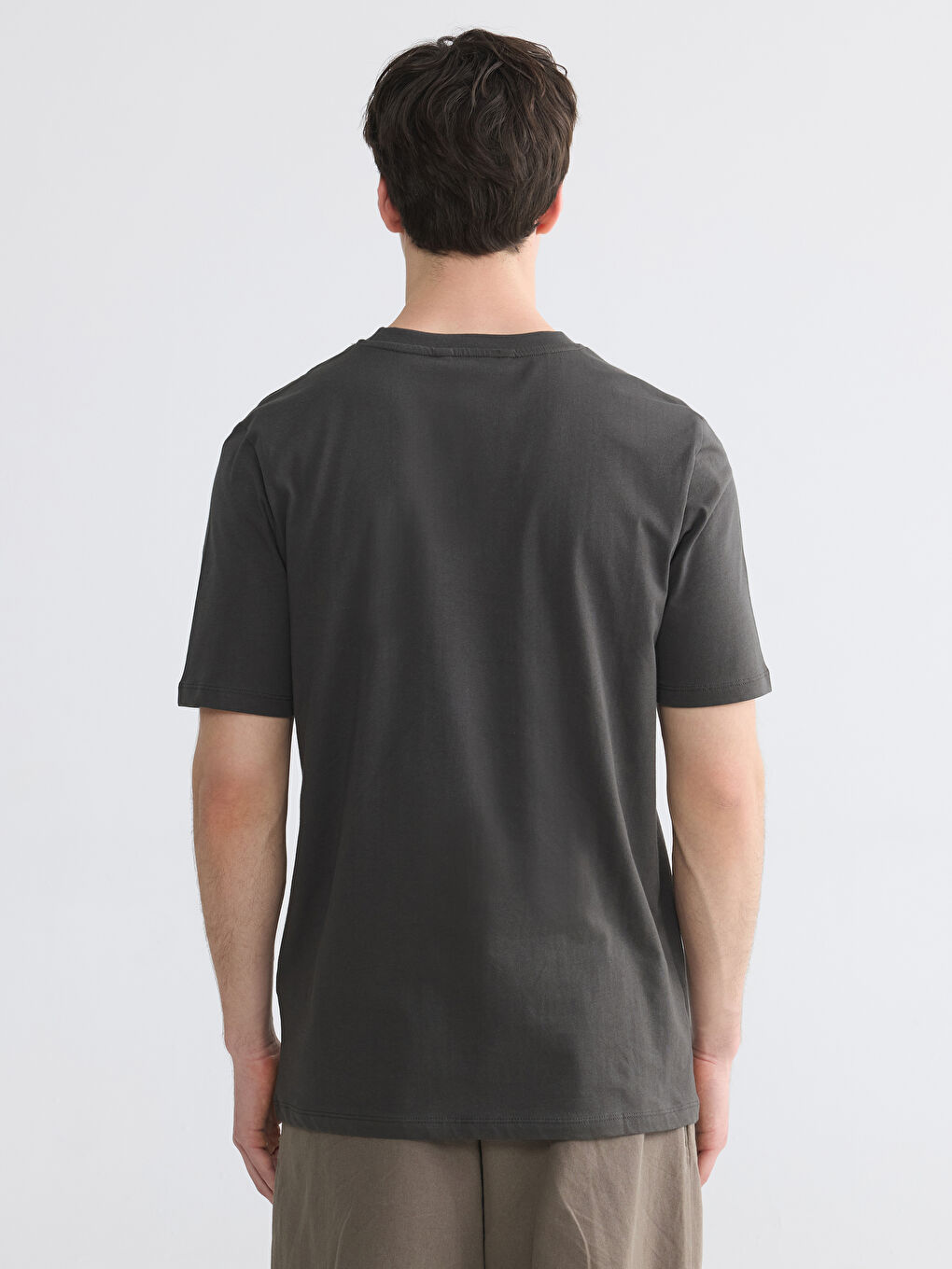 Bisiklet Yaka Tokyo Baskılı Erkek Tişört-3