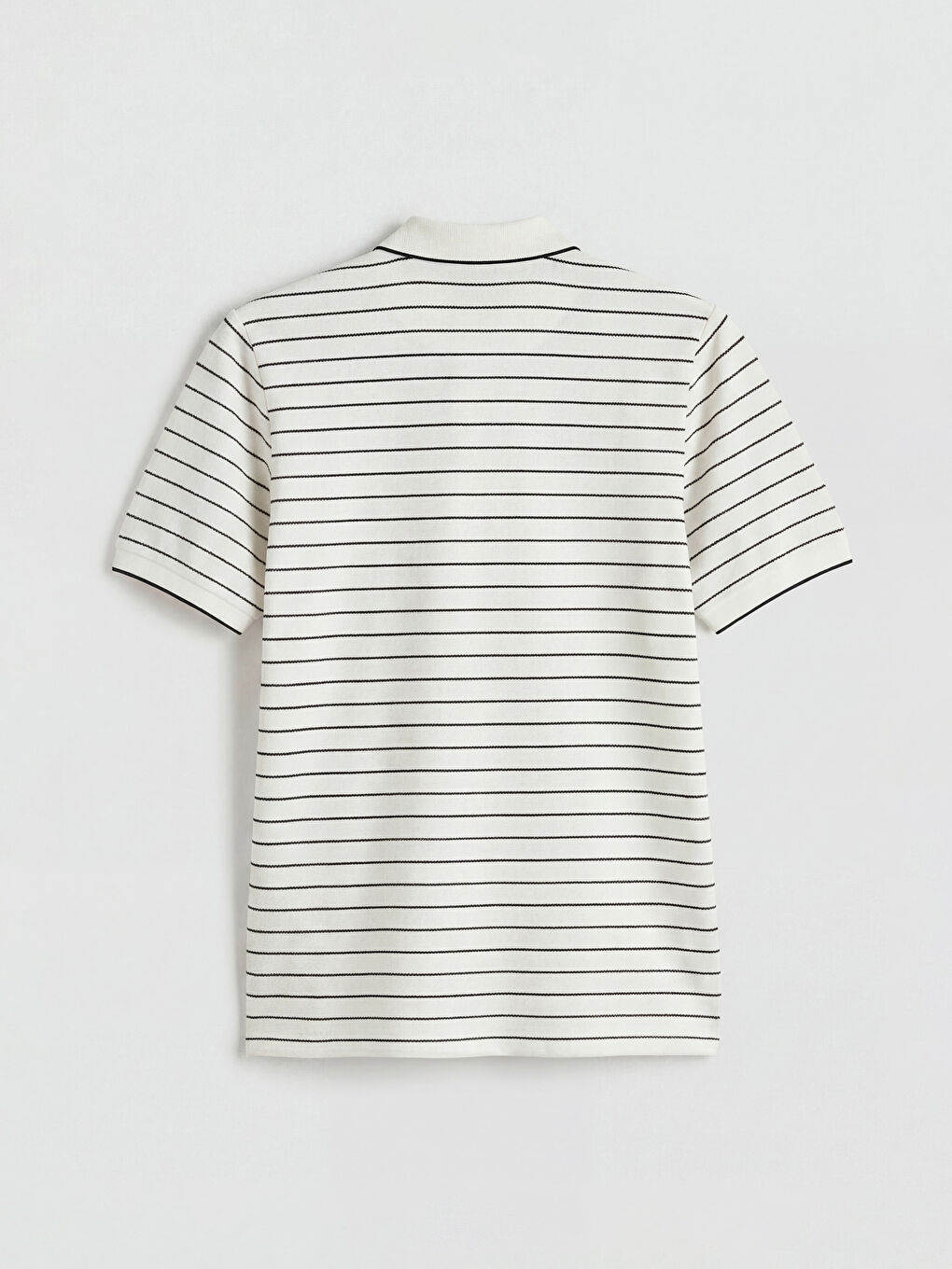 Lacivert Polo Yaka Çizgili Erkek Tişört		
-1