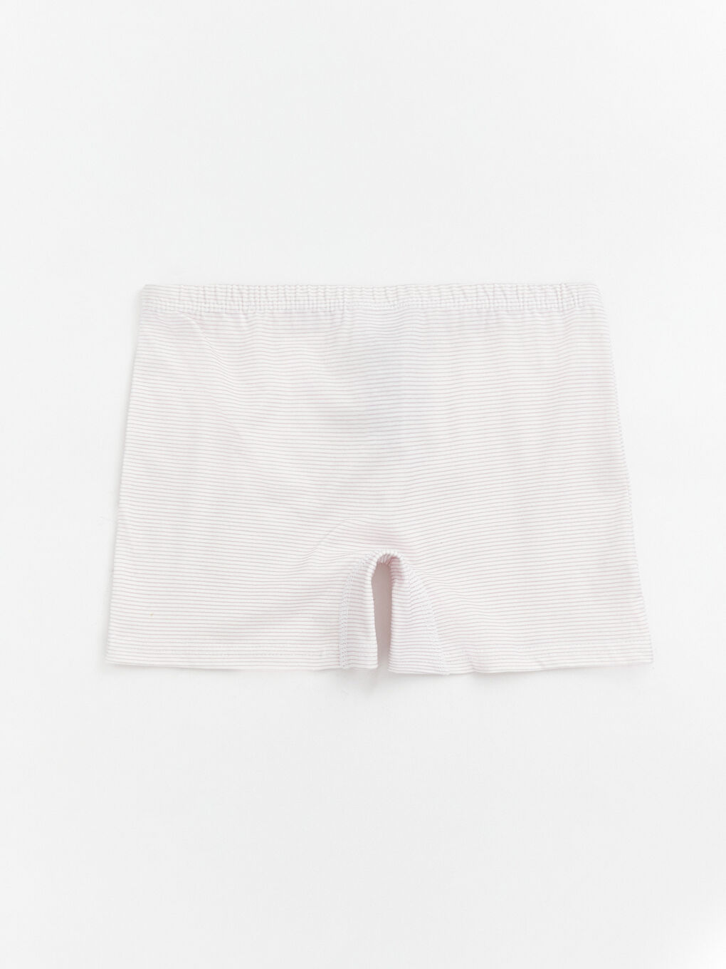 Beyaz Çizgili Kız Çocuk Boxer 3'lü-4