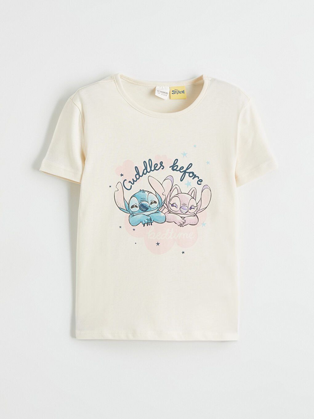 Girl ECRU Shortie Pyjama Set-1