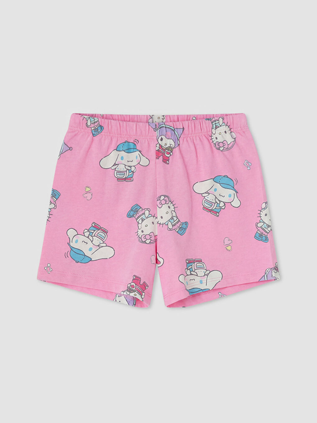 Pembe Hello Kitty Baskılı Kız Çocuk Pijama Takımı-2