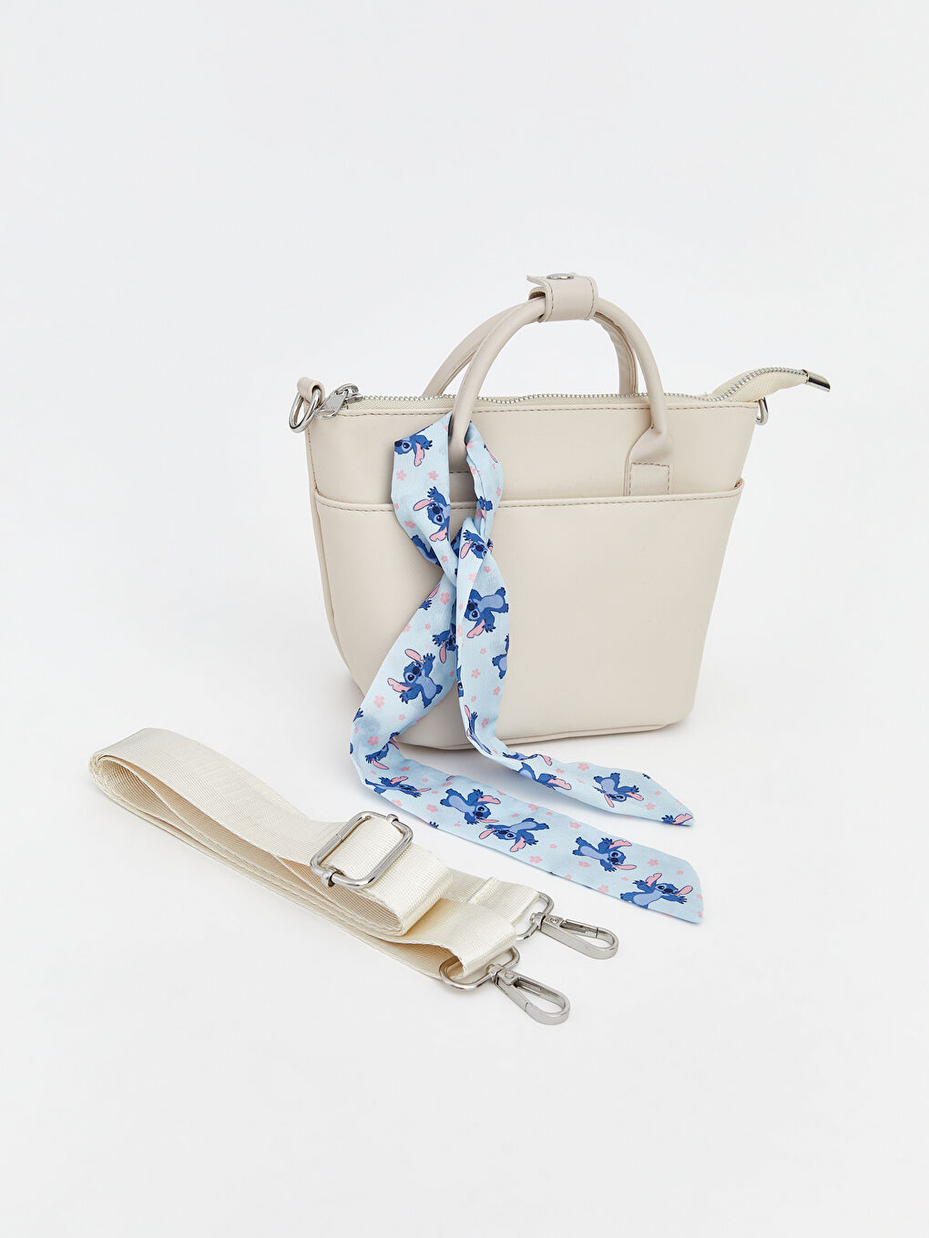 Girl ECRU Top-Handle Bag-1