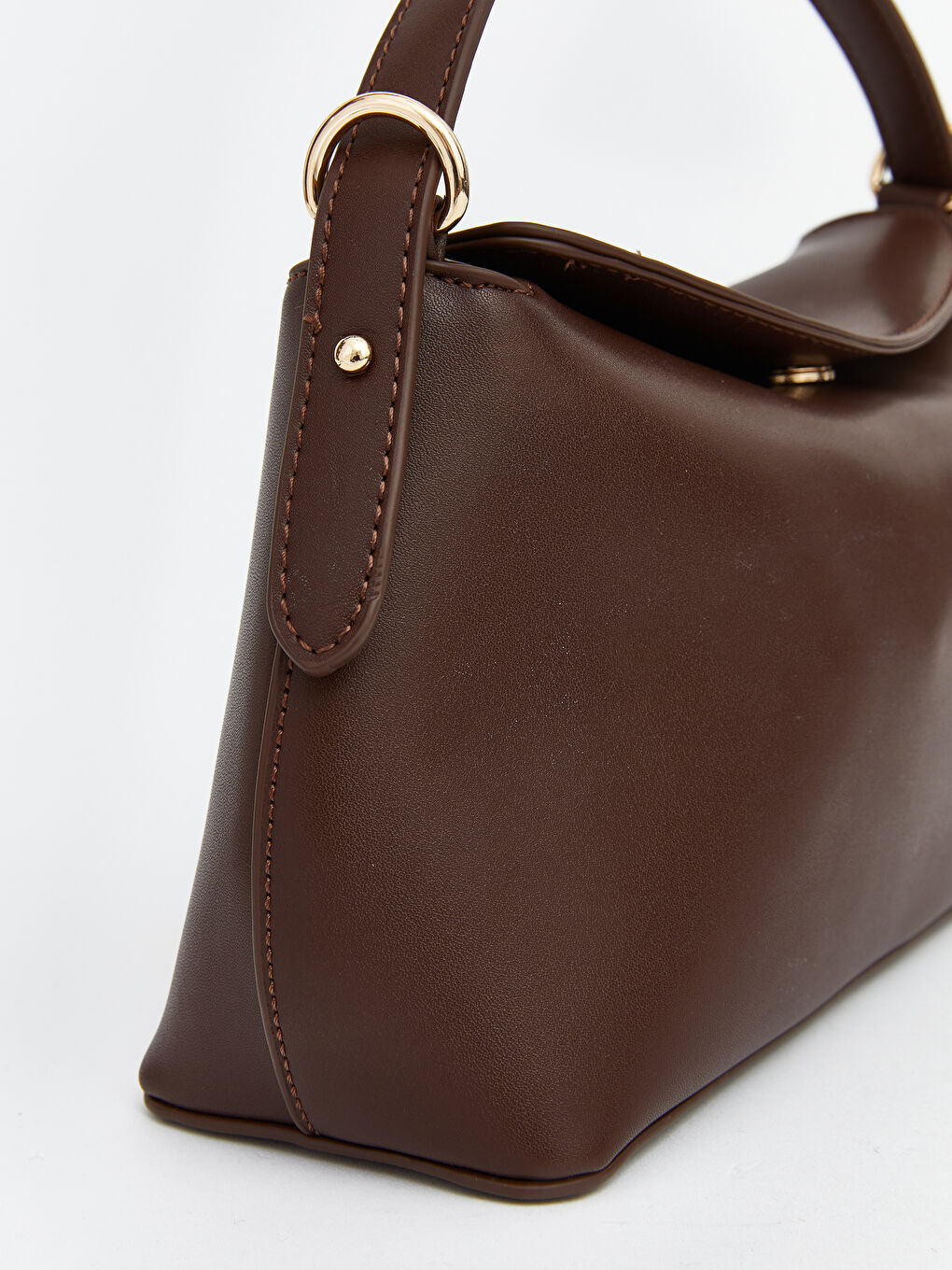 Women's Leather-Look Shoulder Bag-2