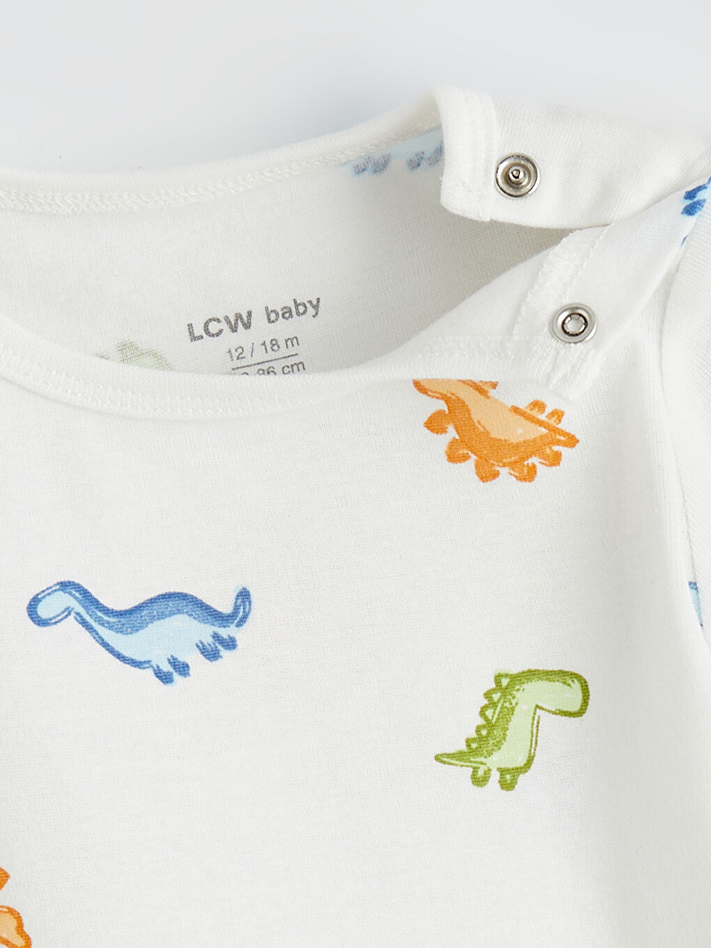 Dinosaur Print Baby Boys' Snap Bodysuit 2 Pack-3