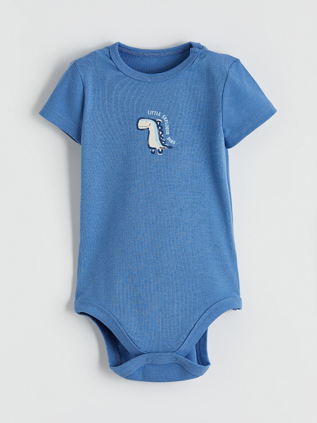 Dinosaur Print Baby Boys' Snap Bodysuit 2 Pack-5