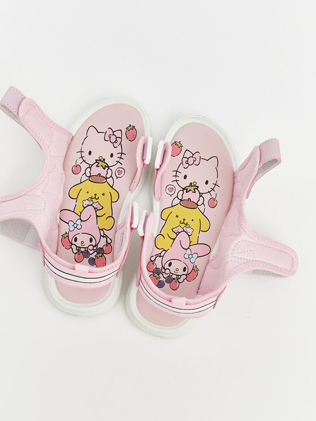 صنادل وردي طفلة-4