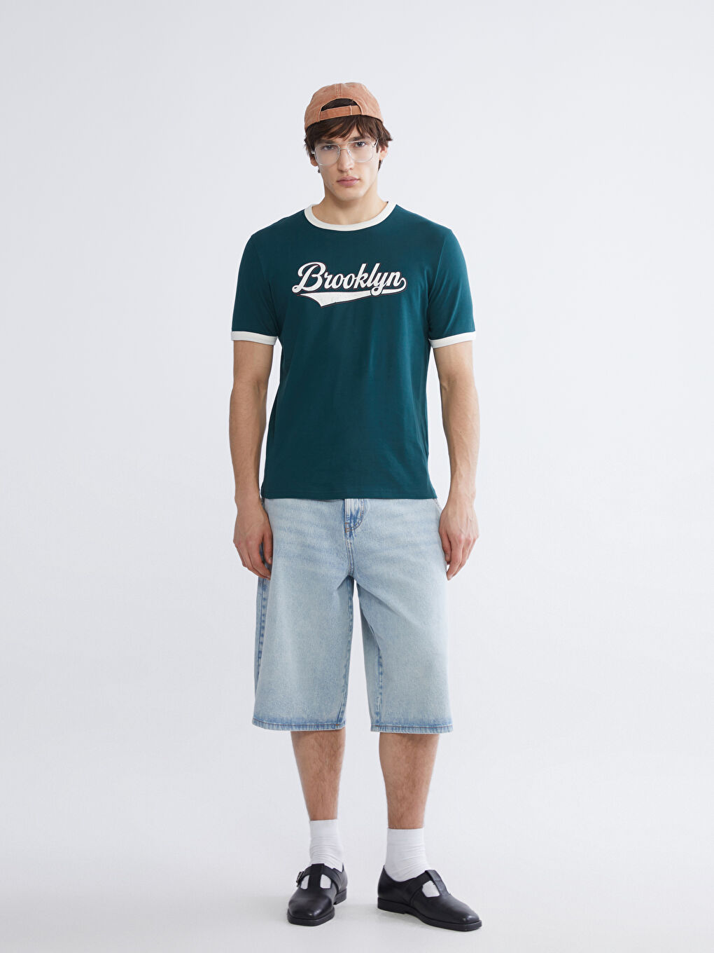 تي شيرت اخضر رجال-1