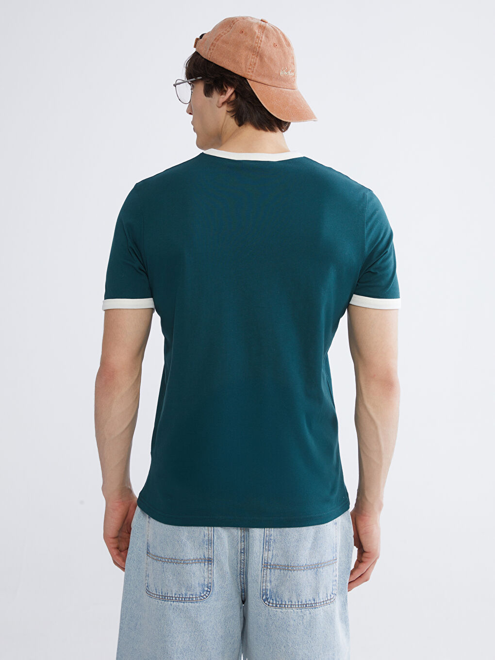 تي شيرت اخضر رجال-3