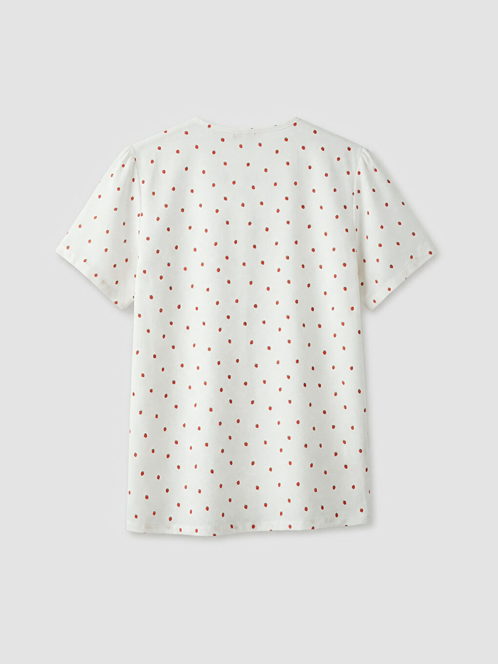 Peter Pan Collar Polka Dot Maternity Pyjamas Set-3