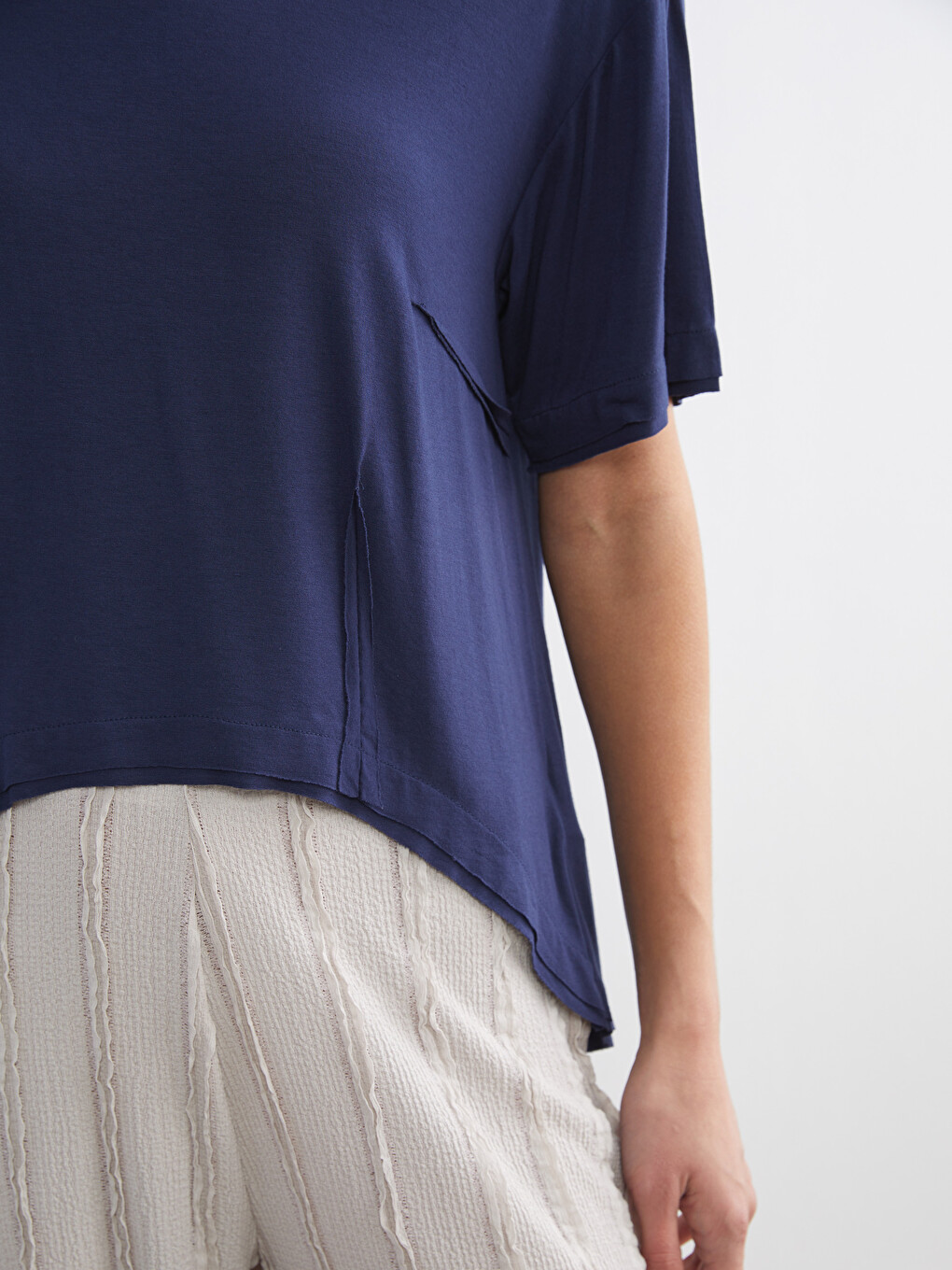 Boat Neck Women's T-shirt-2