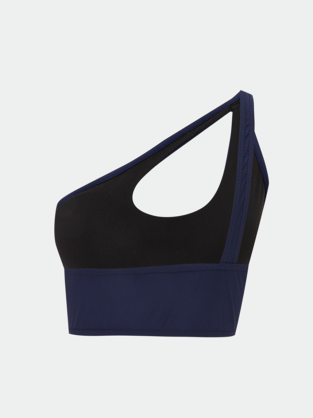 Asymmetric One Shoulder Women's Bikini Top-1