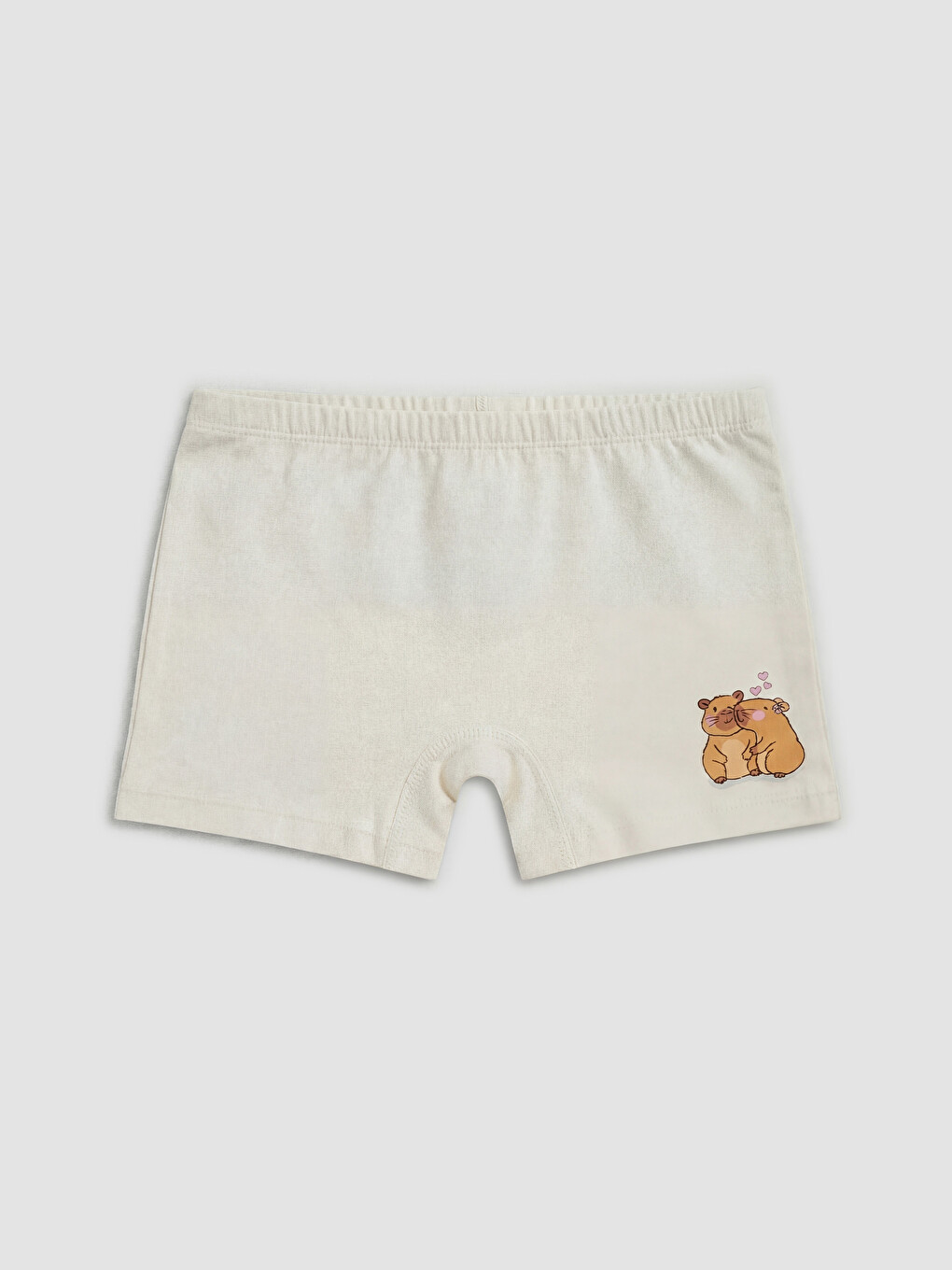 Pembe Baskılı Kız Çocuk Boxer 5'li-4