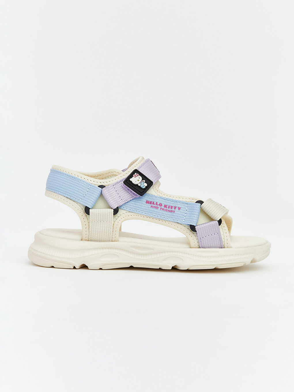 صنادل بنات مطبوعة Hello Kitty بخاصية غلق ڤيلكرو-1