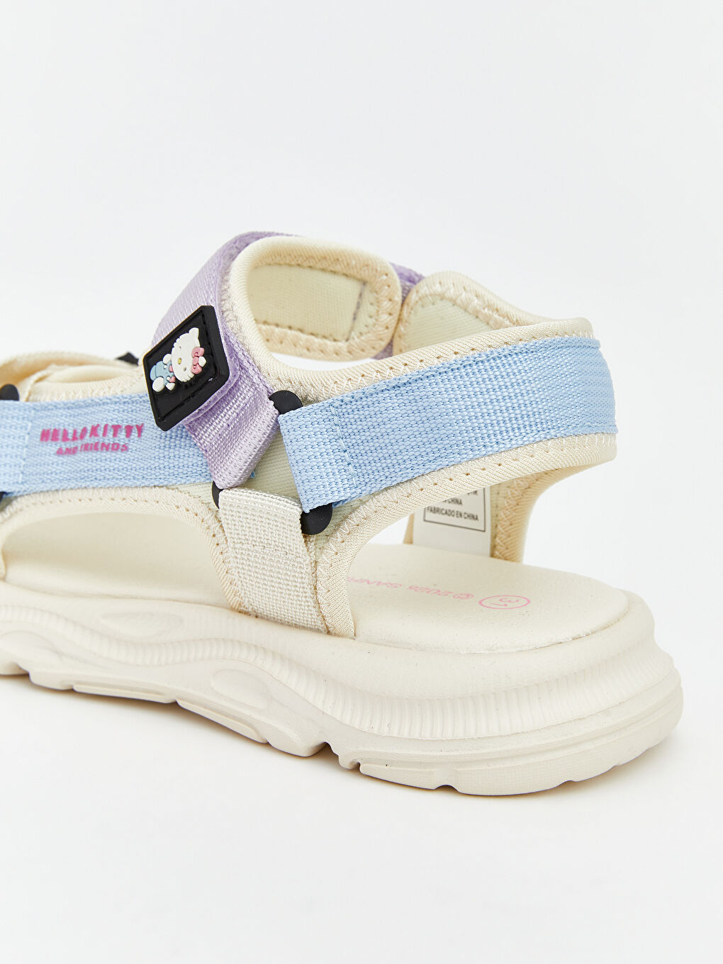صنادل بنات مطبوعة Hello Kitty بخاصية غلق ڤيلكرو-4