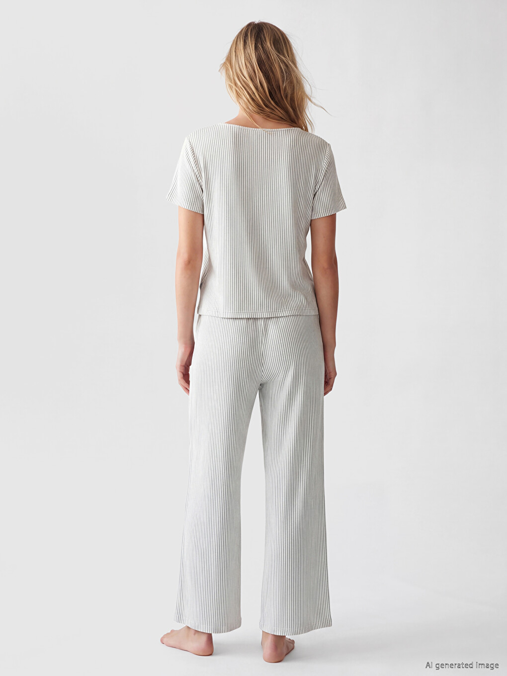 Woman Blue Pyjama Set-3
