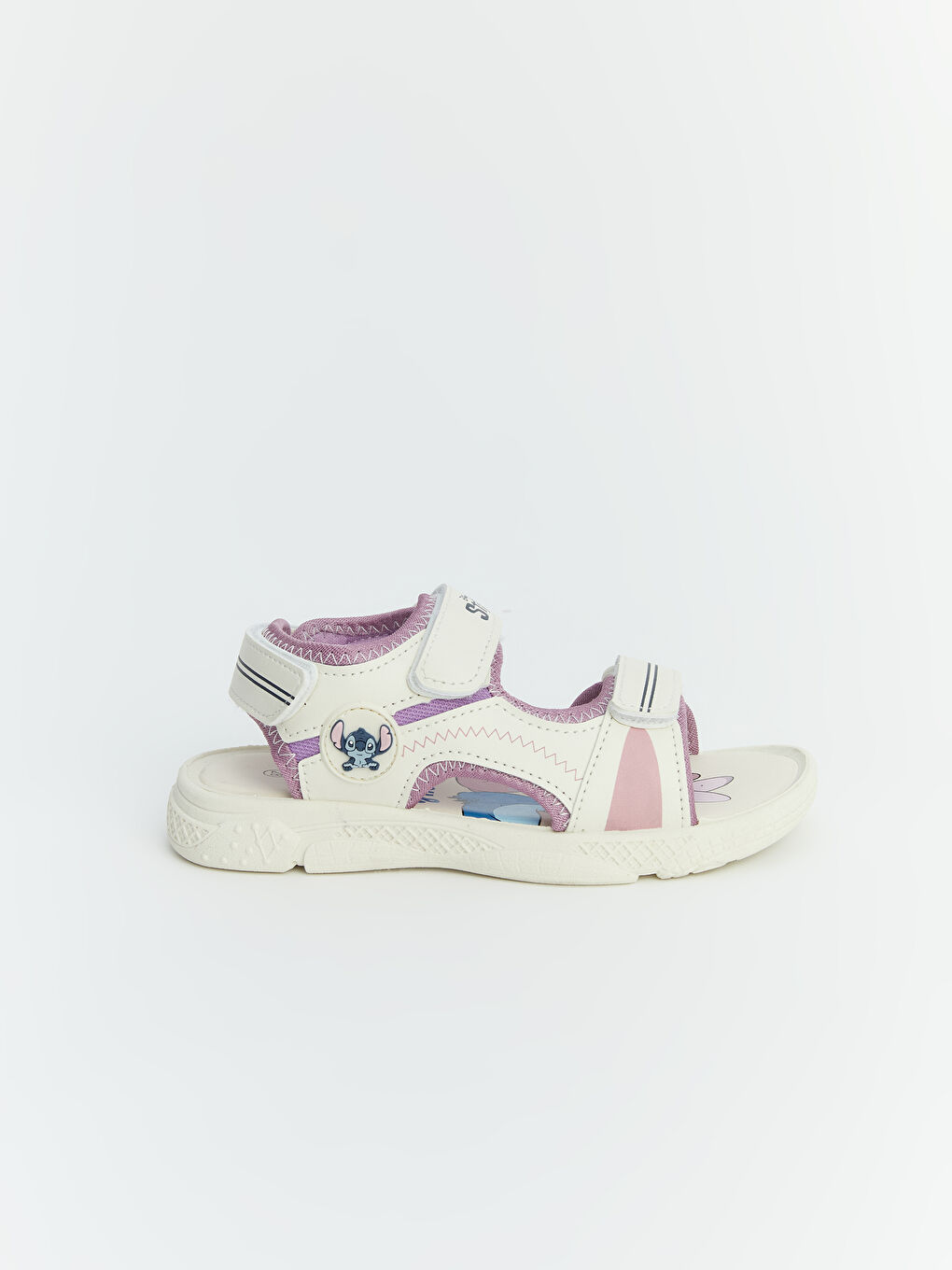 Stitch Printed Baby Girls' Sandals-1
