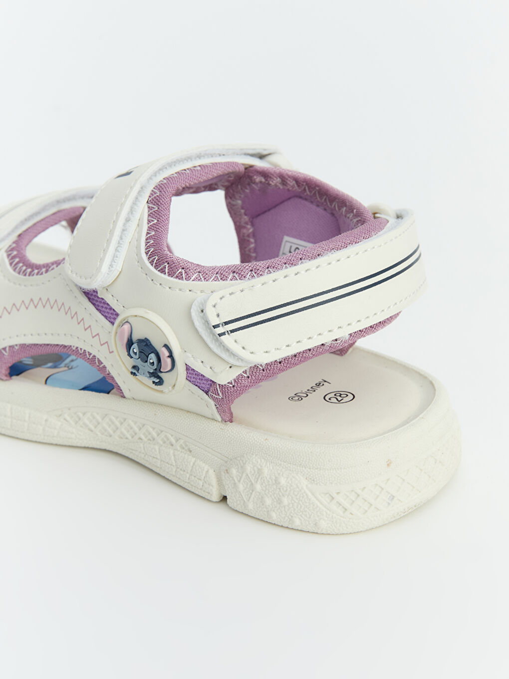 Stitch Printed Baby Girls' Sandals-3