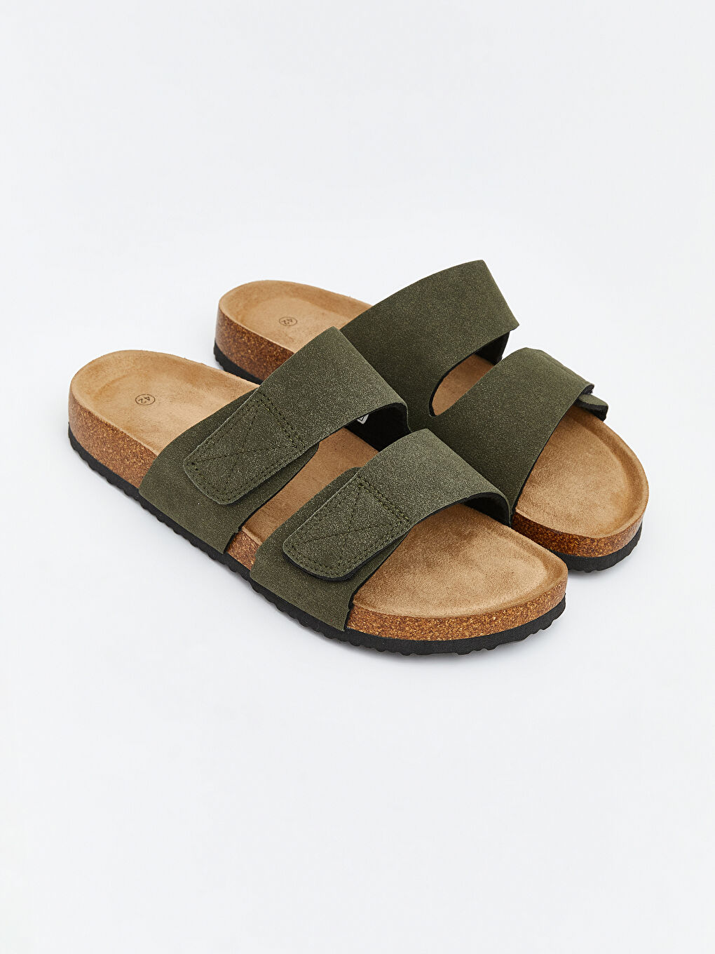 Papuci slider KAKI Bărbat