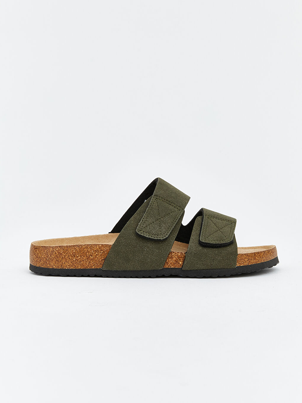 Papuci slider KAKI Bărbat-1