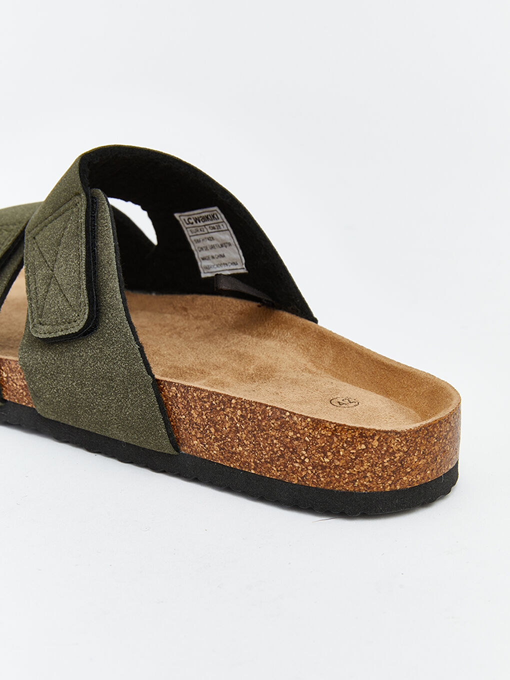 Papuci slider KAKI Bărbat-4