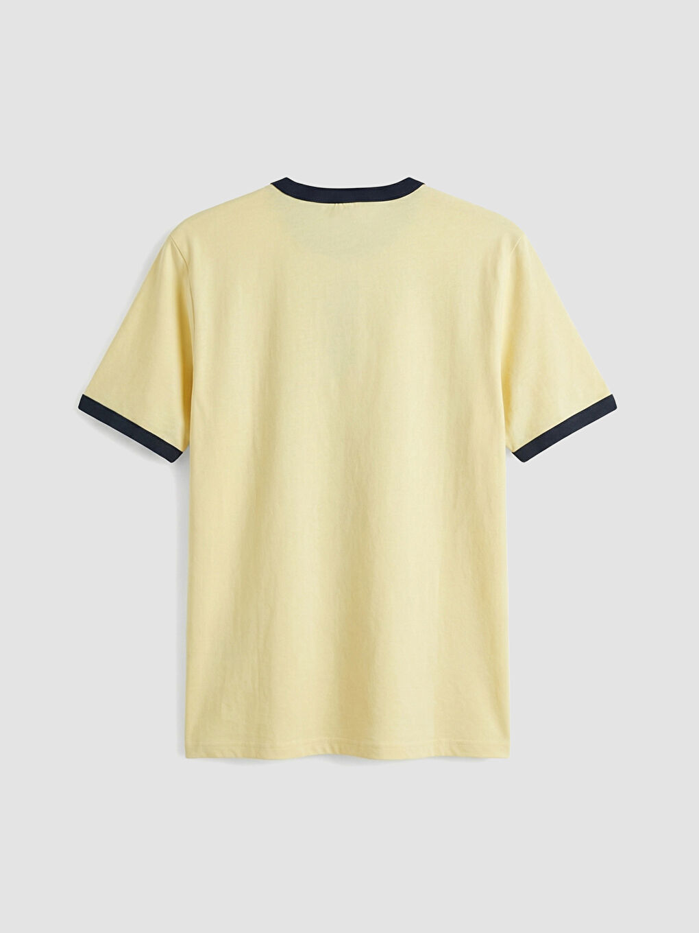 Sarı Standart Kalıp New York Nakışlı Erkek Tişört-5
