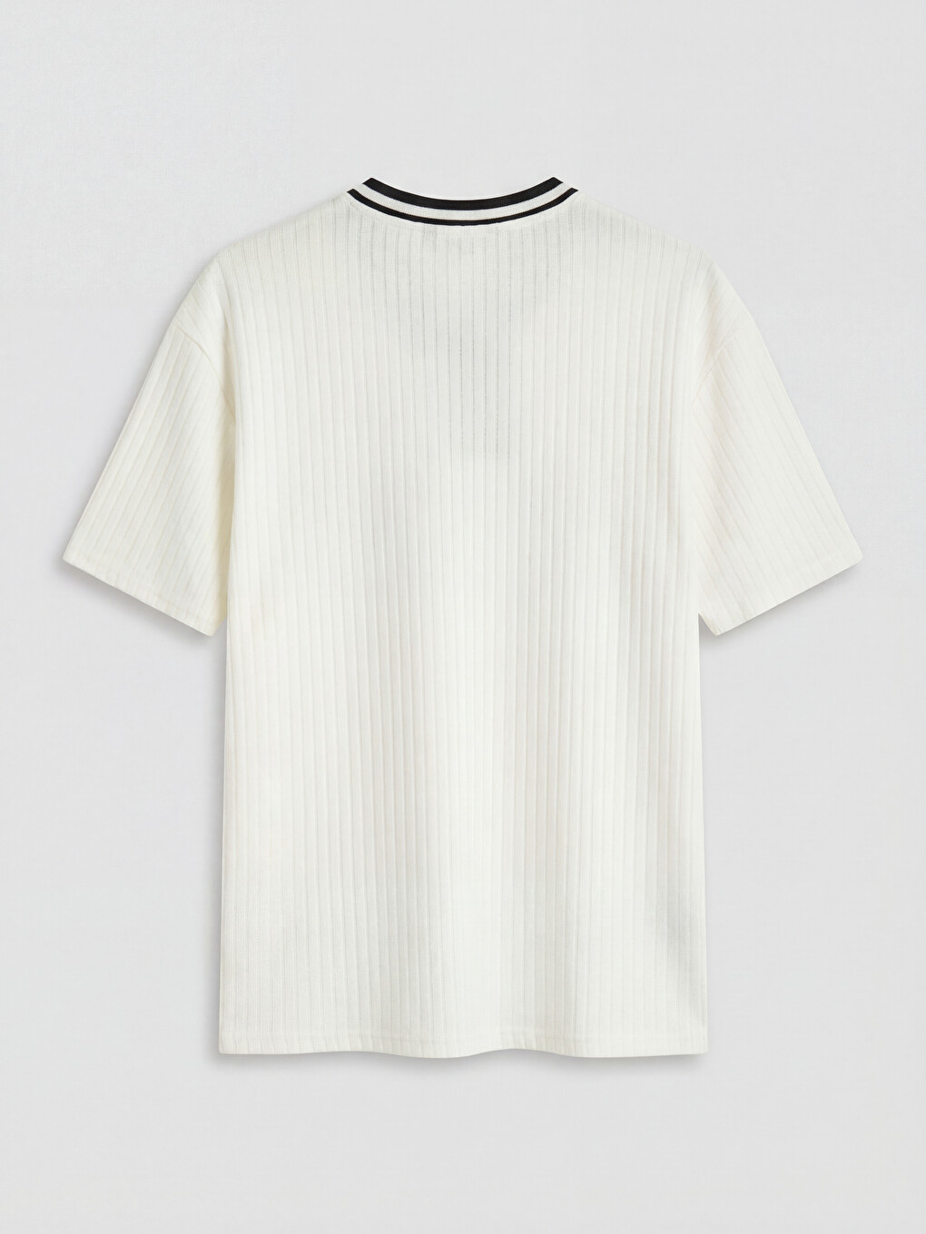 V Neck Printed Men's T-Shirt-4