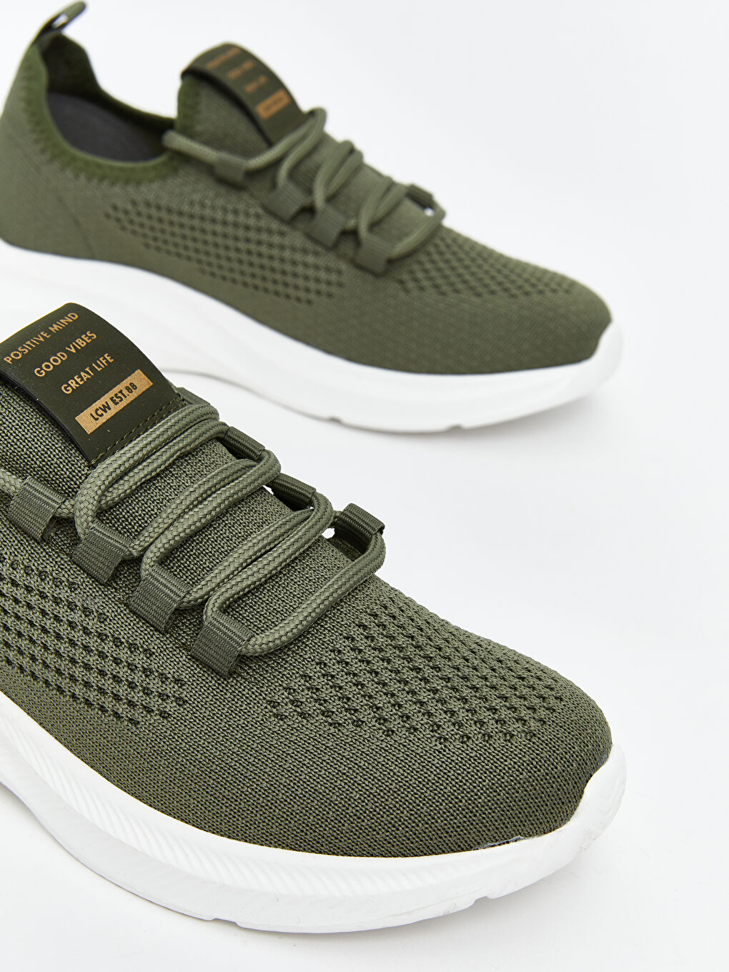 Haki File Detaylı Erkek Çocuk Spor Ayakkabı-2