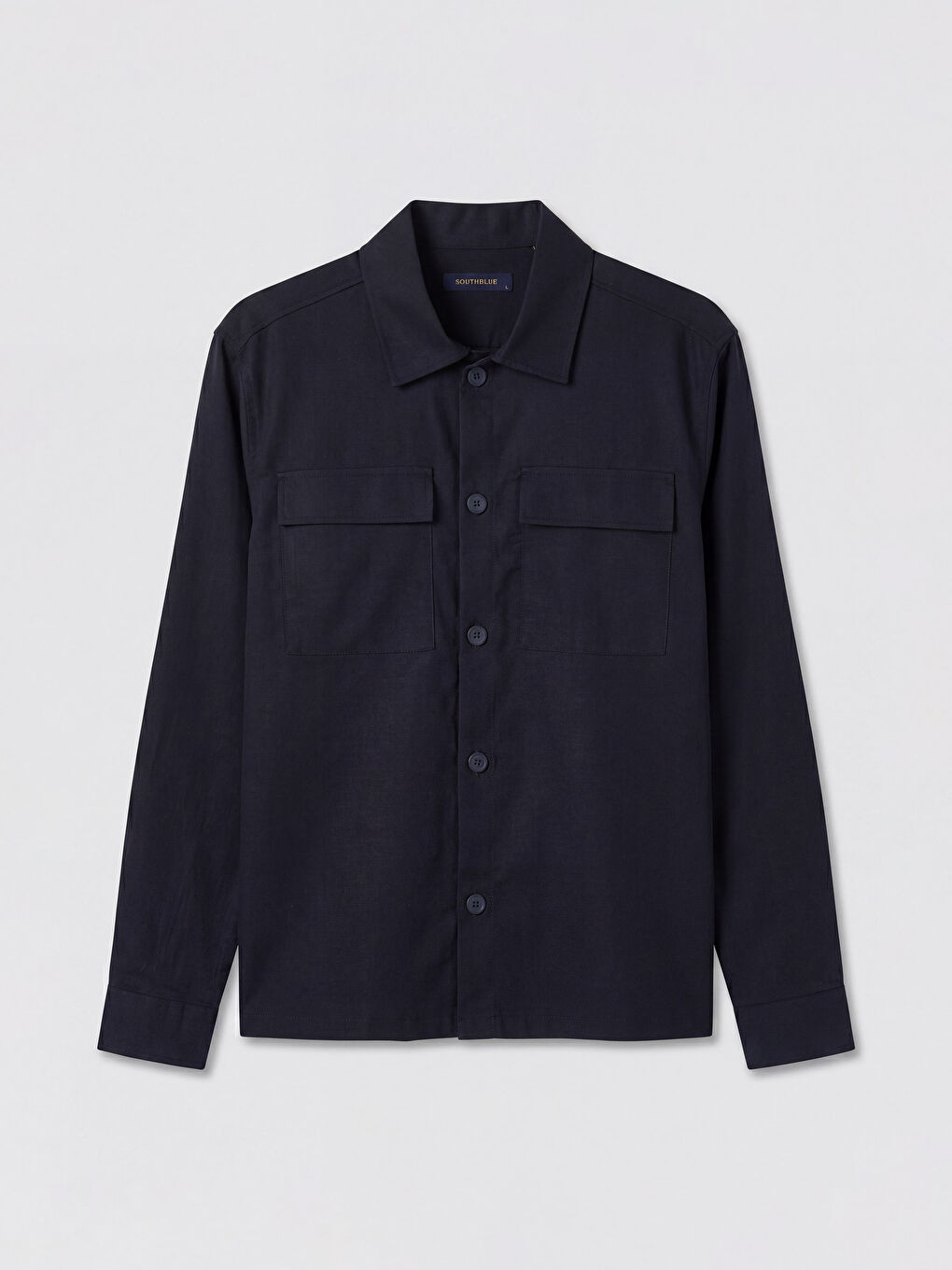 Lacivert Regular Fit Erkek Gömlek Ceket