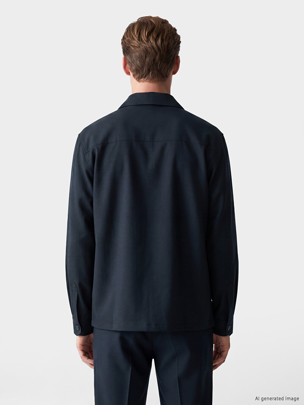 Regular Fit Men's Overshirt-2