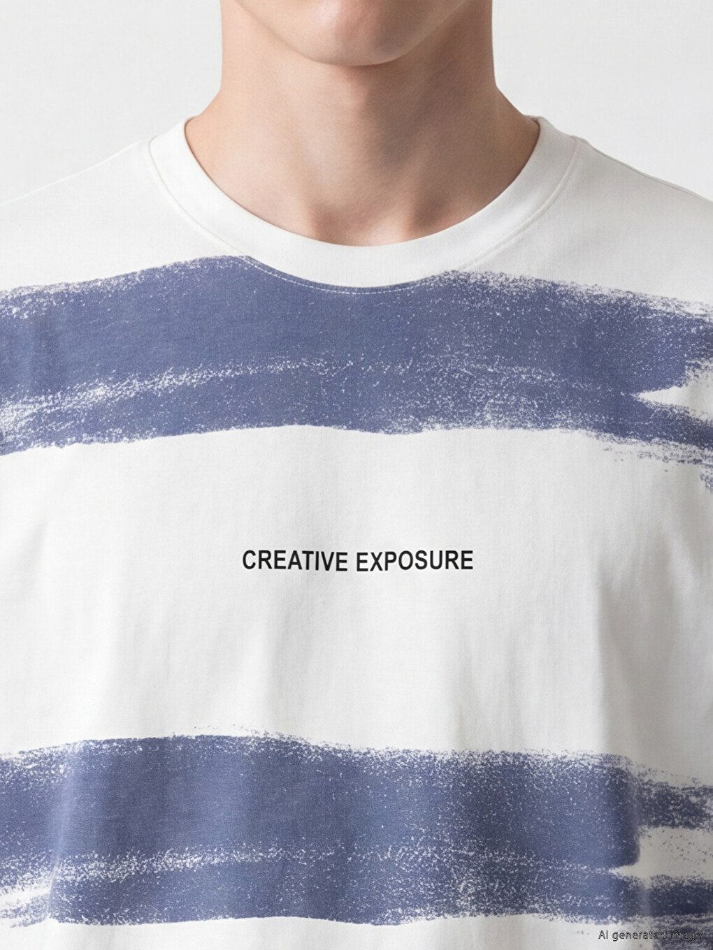 Standard Fit Crew Neck Printed Men's T-Shirt-2