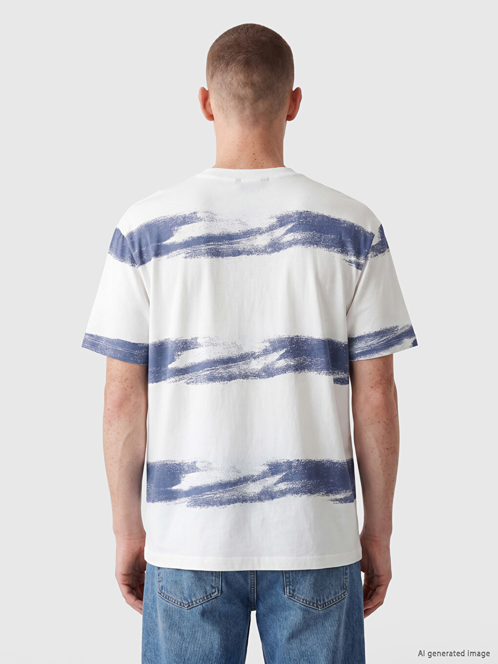 Standard Fit Crew Neck Printed Men's T-Shirt-3
