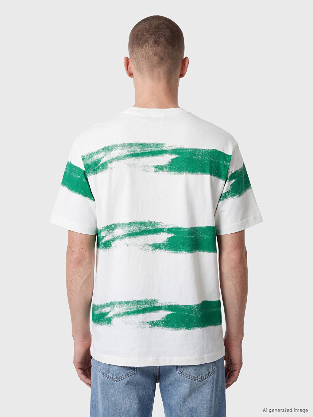 Crew Neck Printed Men's T-Shirt-3