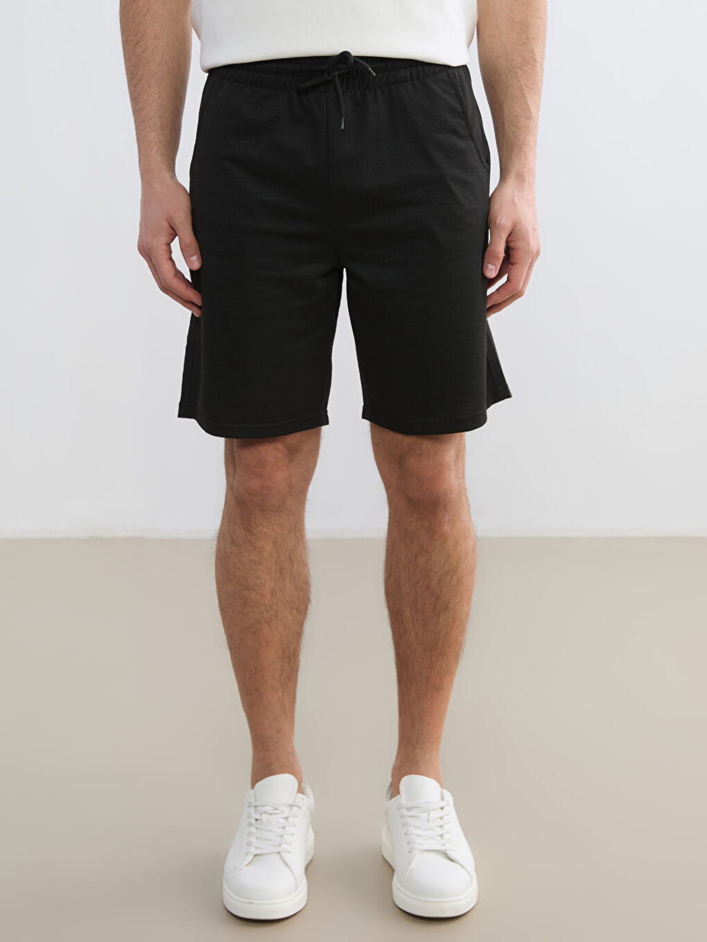 Άνδρας ΜΑΥΡΟ Σορτς-1