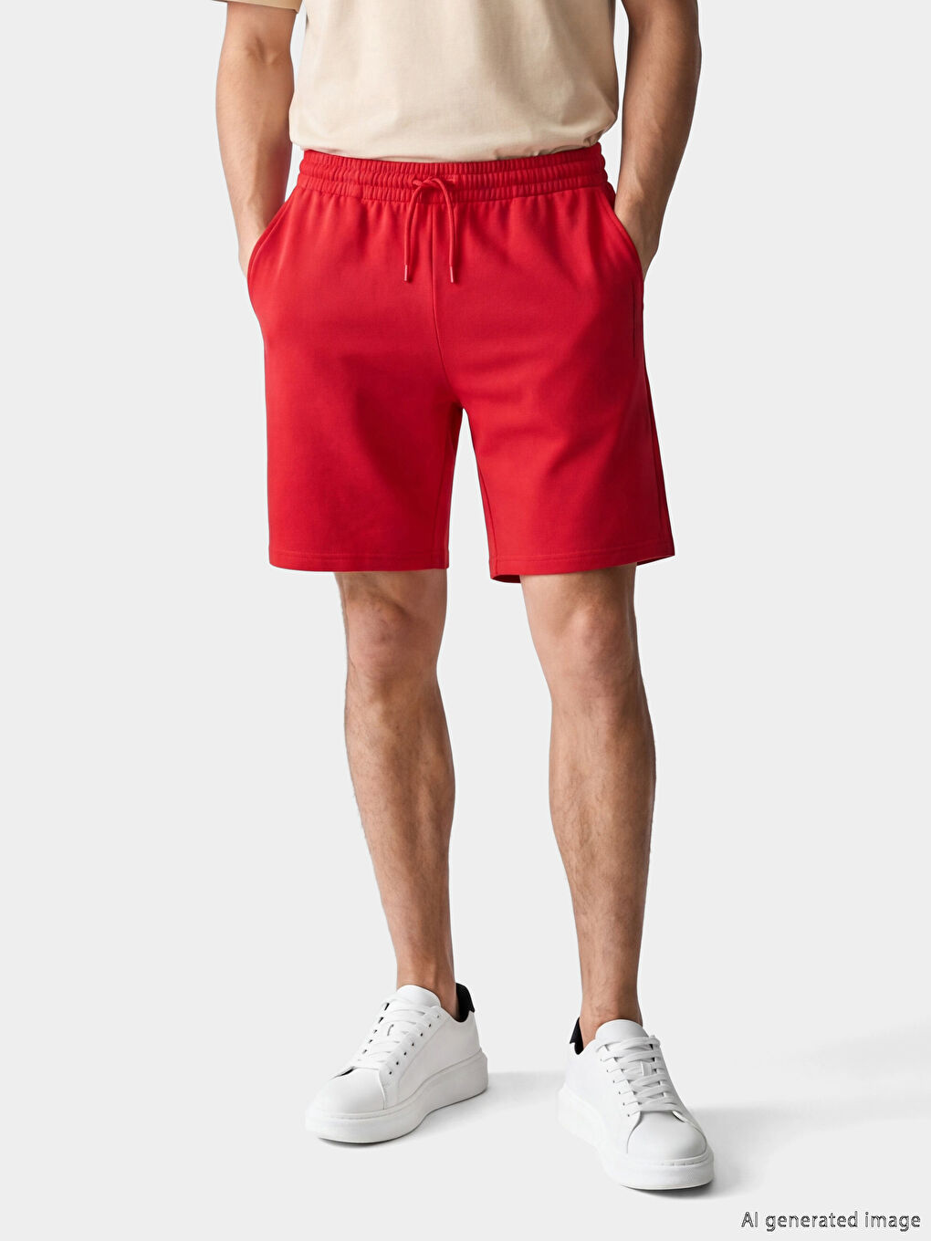 Άνδρας ΚΟΚΚΙΝΟ Σορτς-1