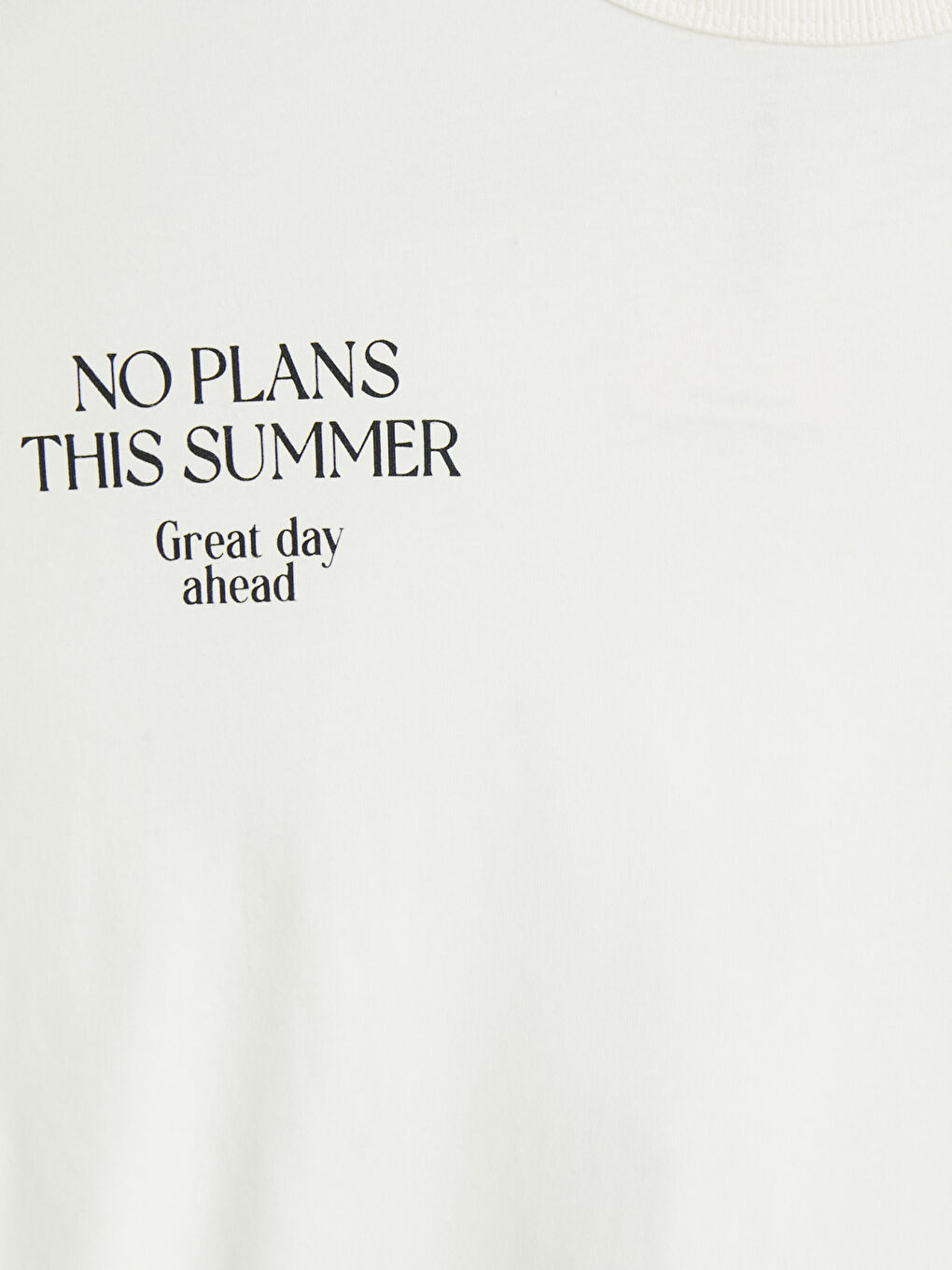 Ekru Bisiklet Yaka Baskılı Erkek Çocuk Tişört-3