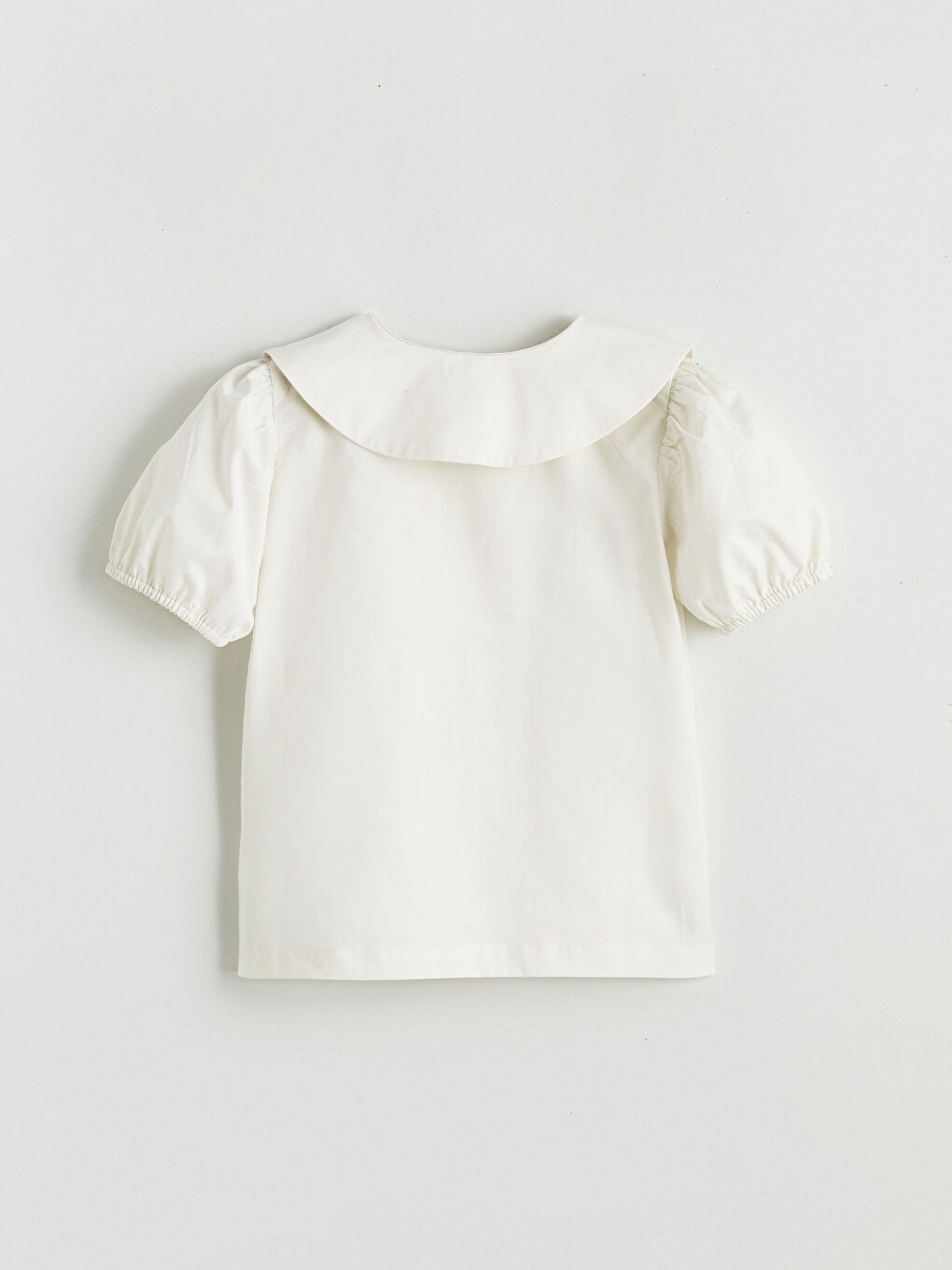 تيشيرت للبنات بياقة بيتر بان-2