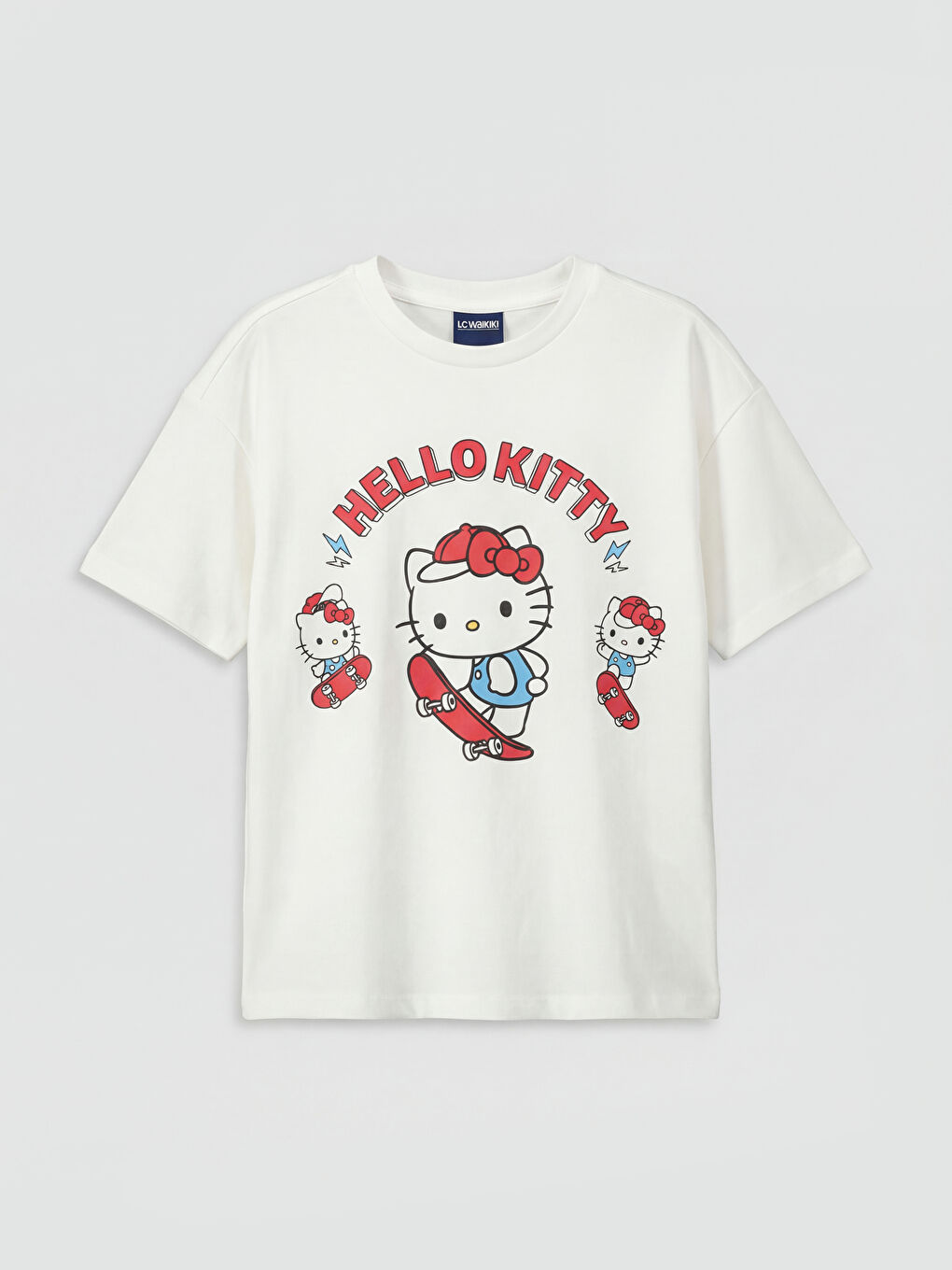 Ekru Hello Kitty Baskılı Kız Çocuk Soft Touch Takım-1