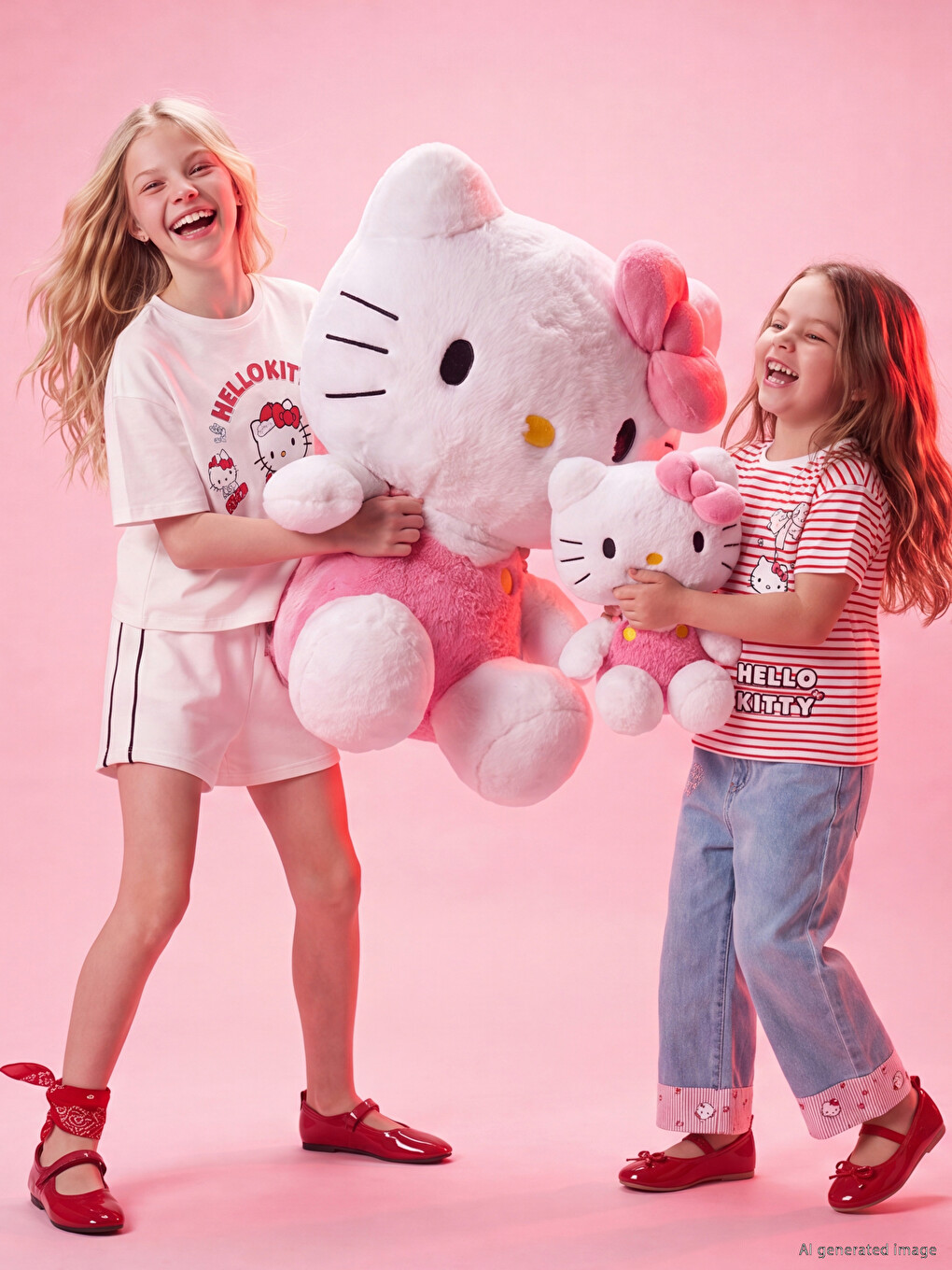 Hello Kitty Printed Girls' Soft Touch Set-2