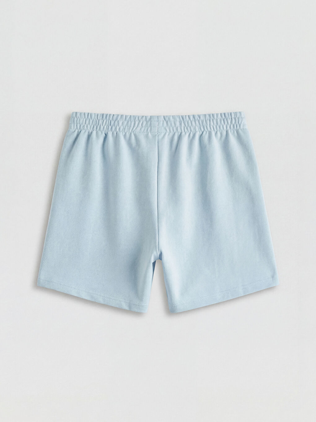 Mavi Stitch Baskılı Kız Çocuk Tişört ve Şort-4