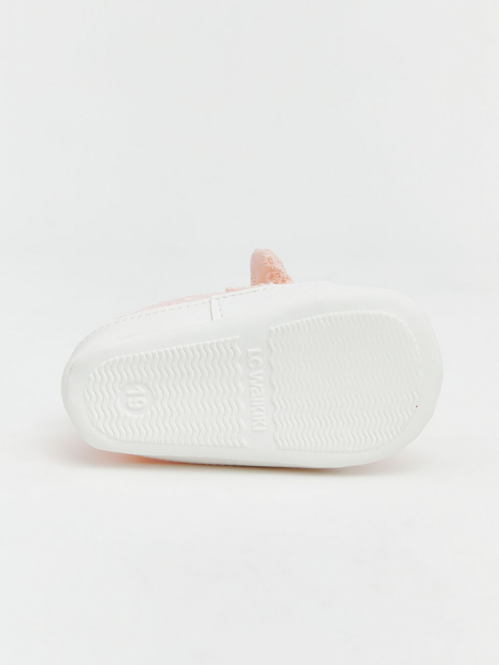 Pembe Fiyonk Detaylı Kız Bebek Yürüme Öncesi Ayakkabı-3