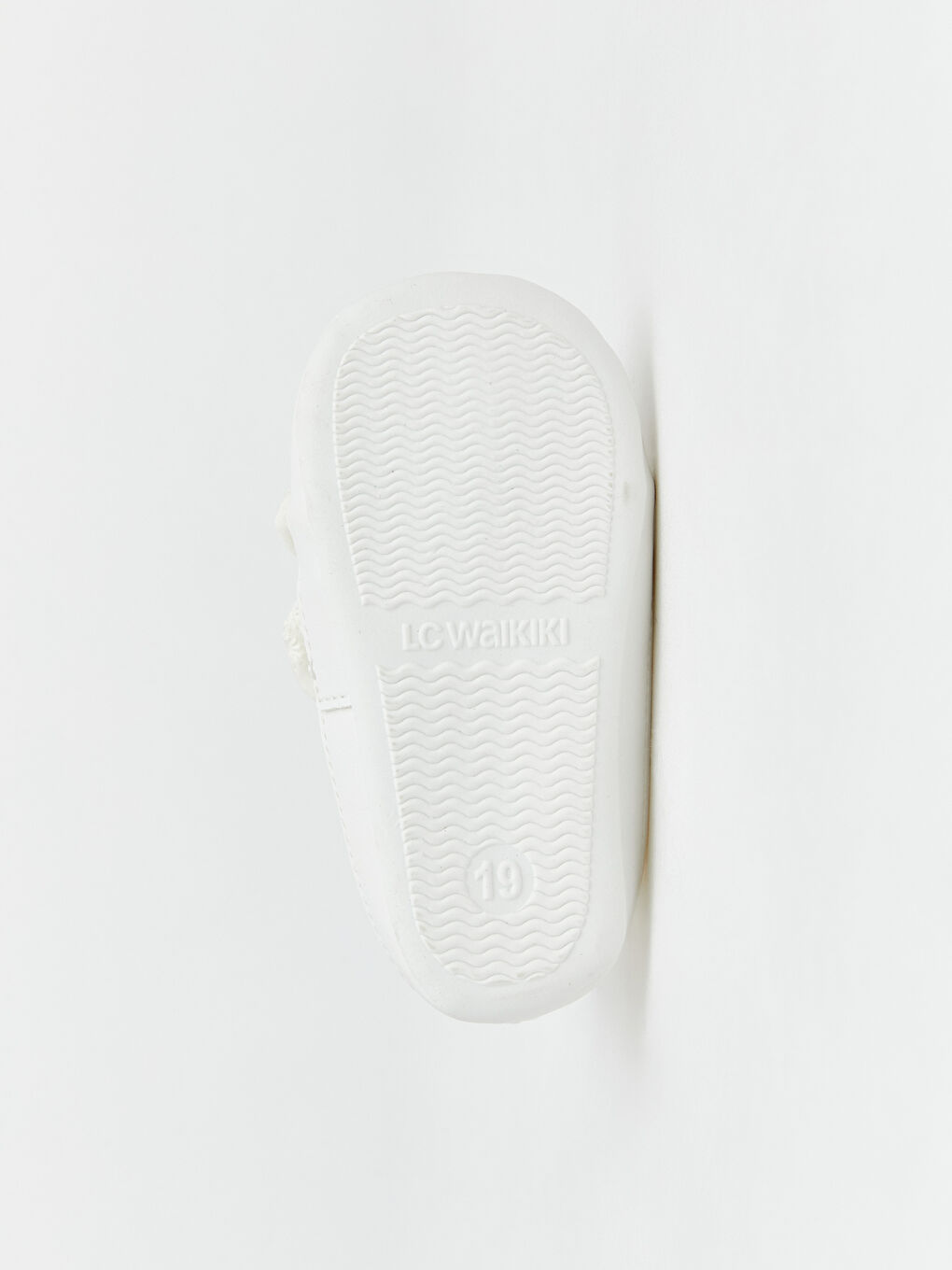 Beyaz Fiyonk Detaylı Kız Bebek Yürüme Öncesi Ayakkabı-4