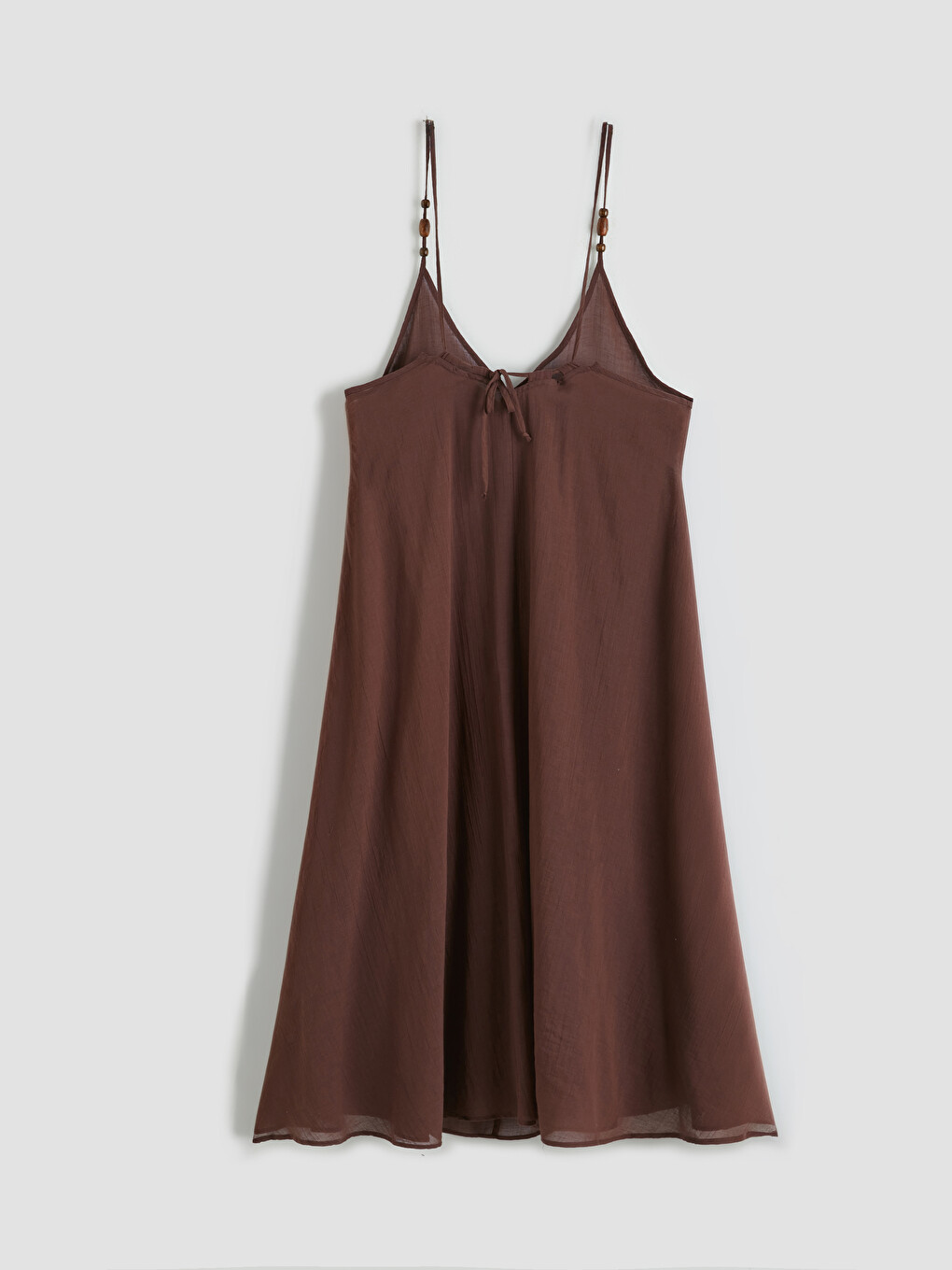 V Neck Beaded Detail Women's Beach Dress