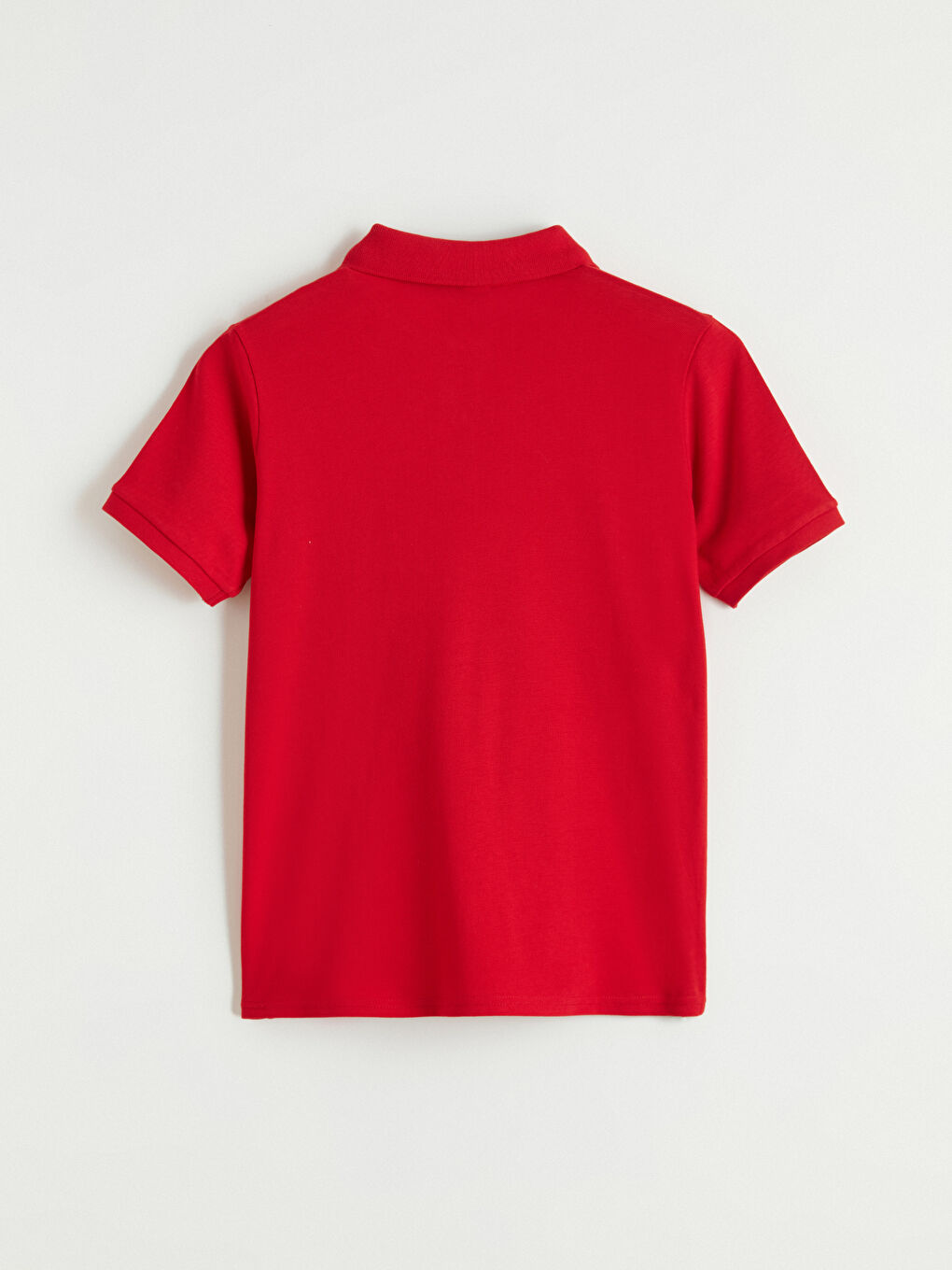 Kırmızı Polo Yaka Erkek Çocuk Tişört-2