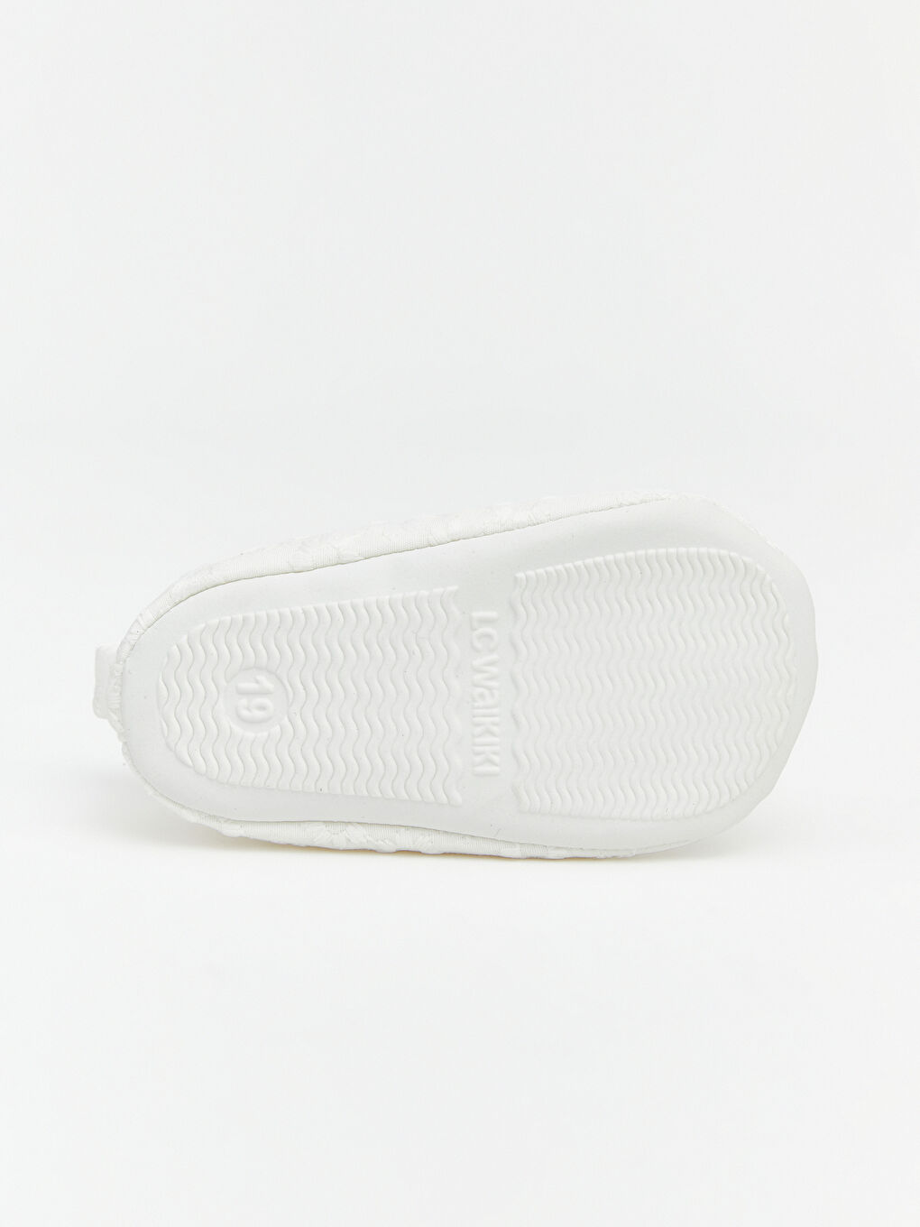 Beyaz Desenli Kız Bebek Yürüme Öncesi Ayakkabı-3