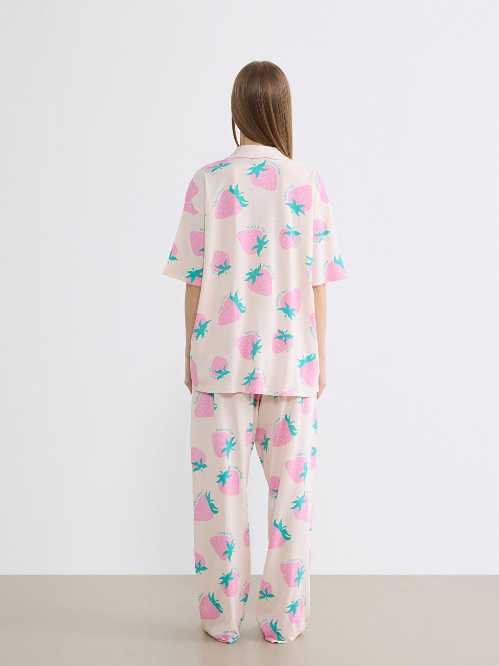 Woman PINK Pyjama Set-3