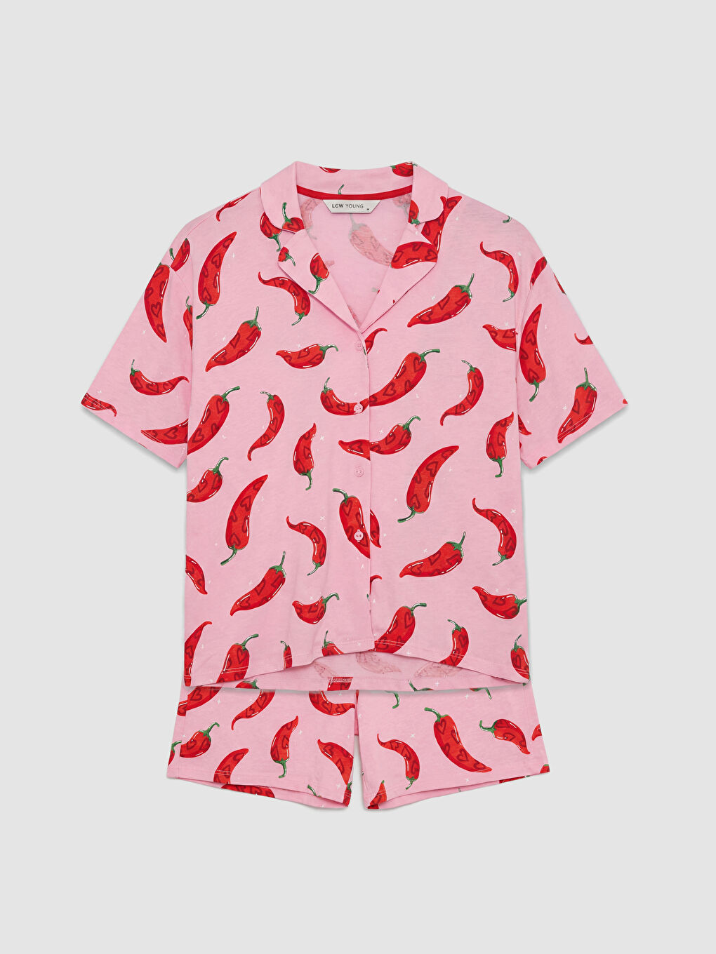 Γυναίκα ΡΟΖ Σετ πιτζάμες