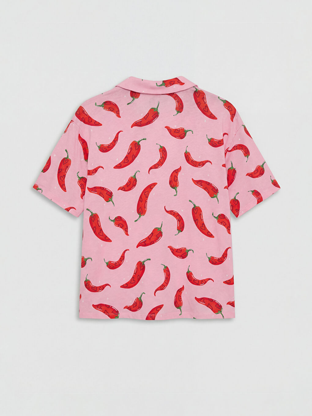 Γυναίκα ΡΟΖ Σετ πιτζάμες-2