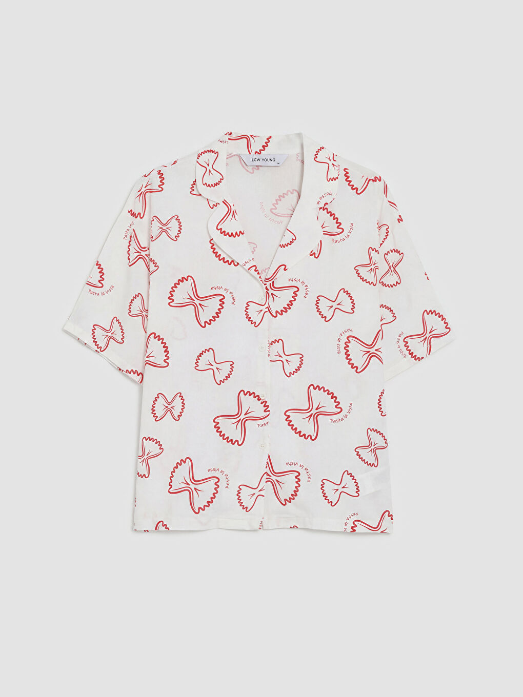 Pembe Desenli Kadın Şortlu Pijama Takımı-1